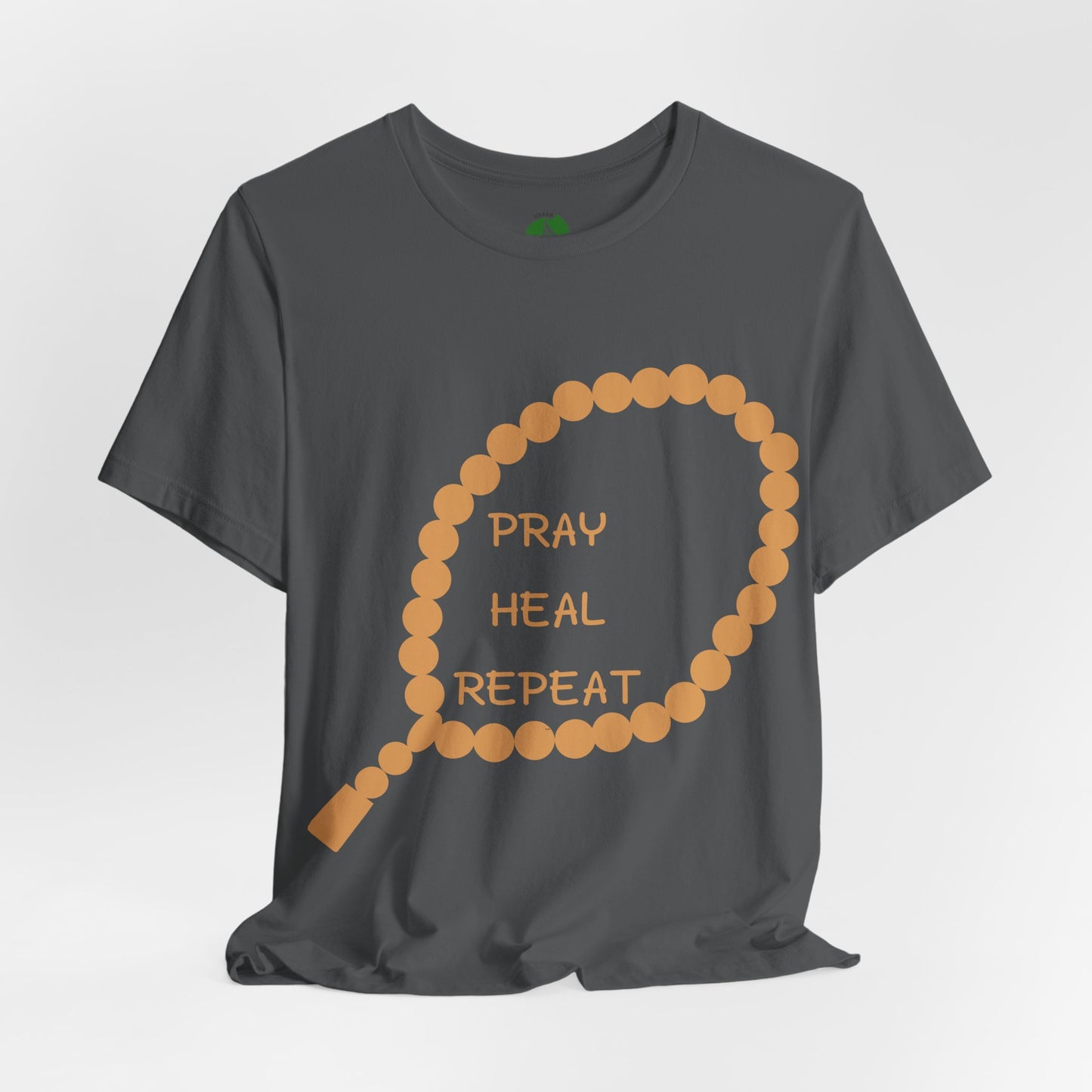 Pray Heal Repeat Unisex Jersey Tee - Inspirational Spiritual Shirt