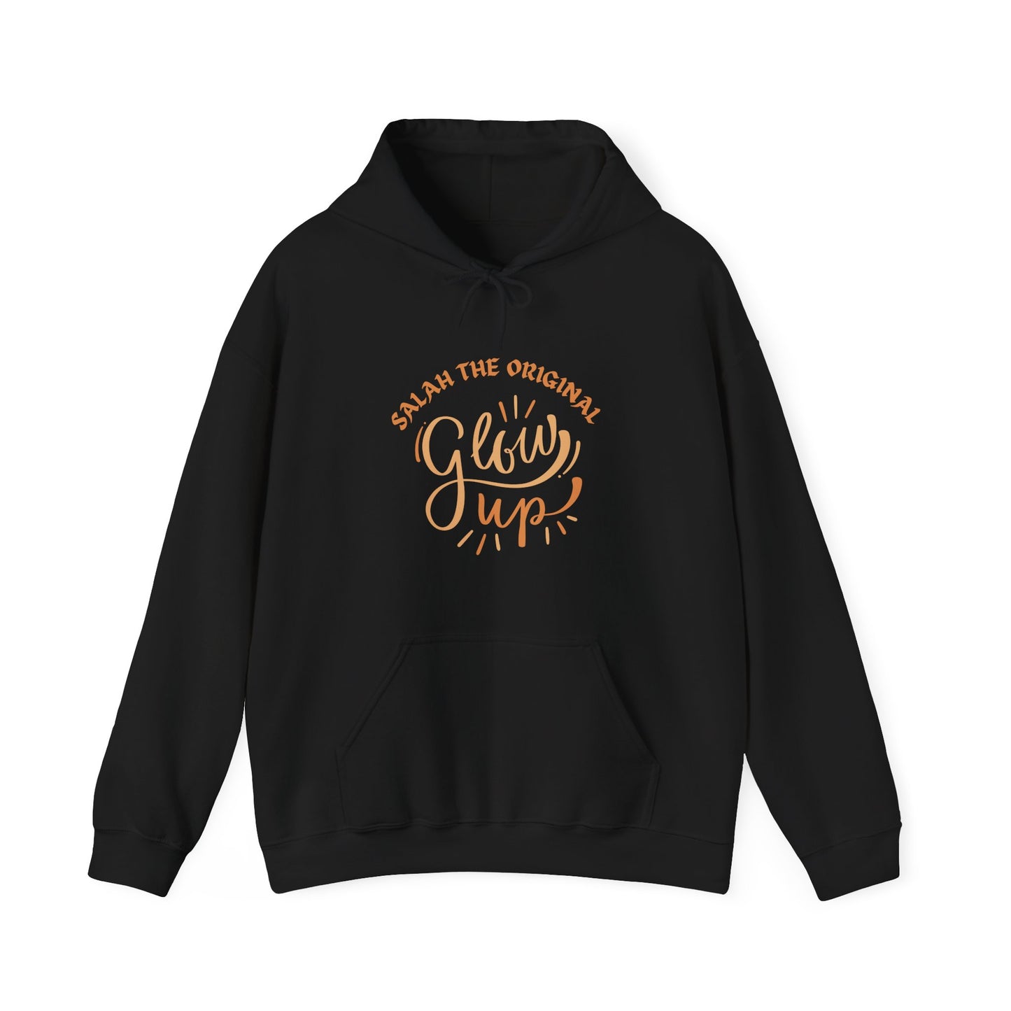 Glow Up Unisex Hooded Sweatshirt - Motivational Inspirational Apparel