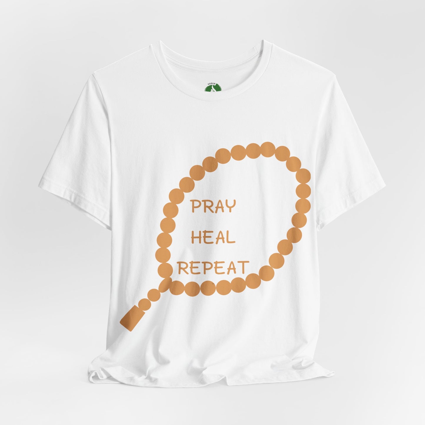 Pray Heal Repeat Unisex Jersey Tee - Inspirational Spiritual Shirt
