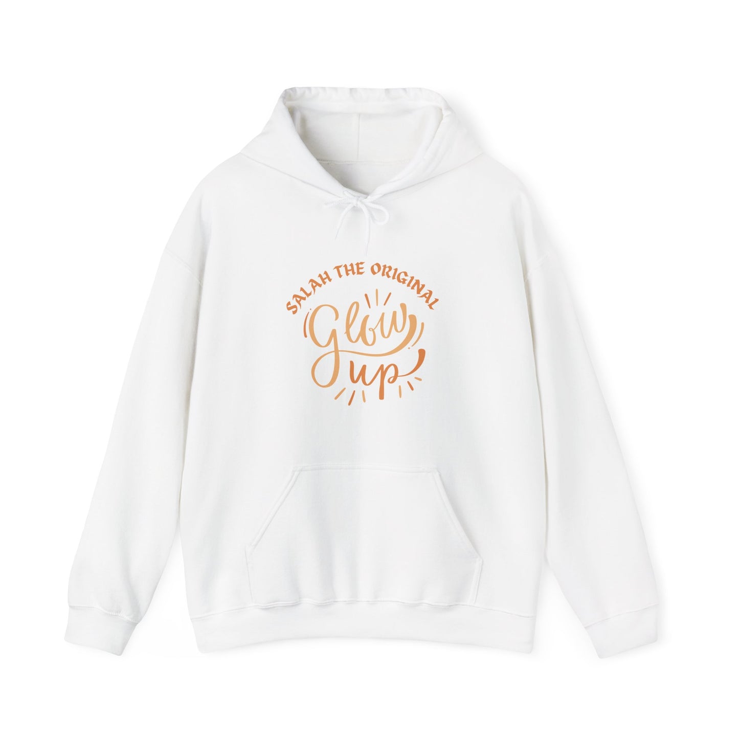 Glow Up Unisex Hooded Sweatshirt - Motivational Inspirational Apparel
