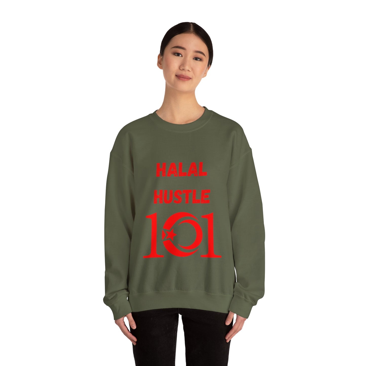 Halal Hustle 101 Unisex Crewneck Sweatshirt