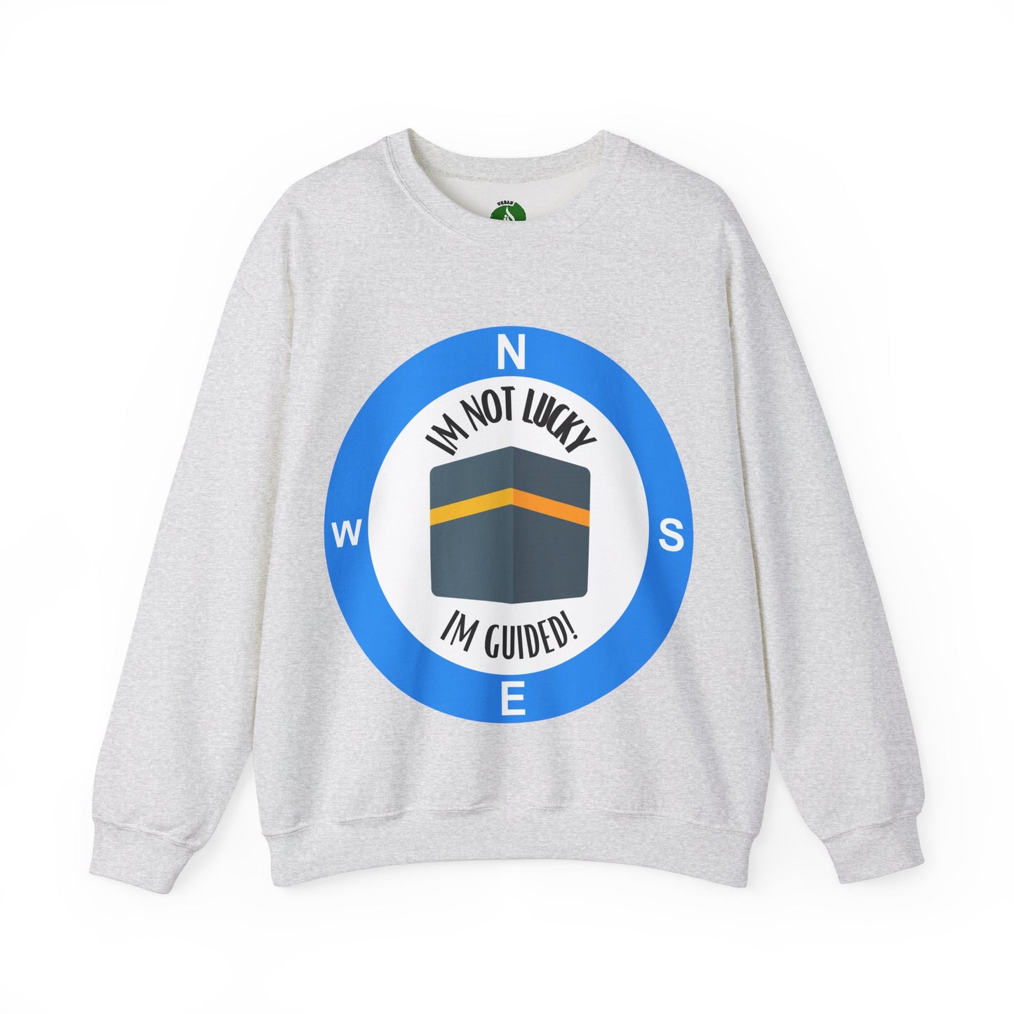 I'm Not Lucky, I'm Guided! Unisex Crewneck Sweatshirt Halal Fashion Sweat Shirt
