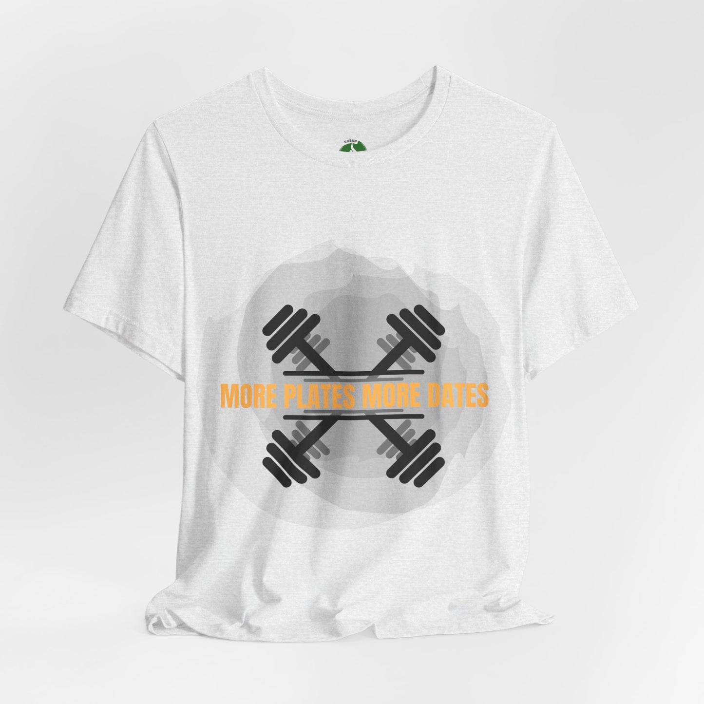 Fitness Motivational Tee - 'More Plates More Dates' Unisex Jersey Short Sleeve Shirt