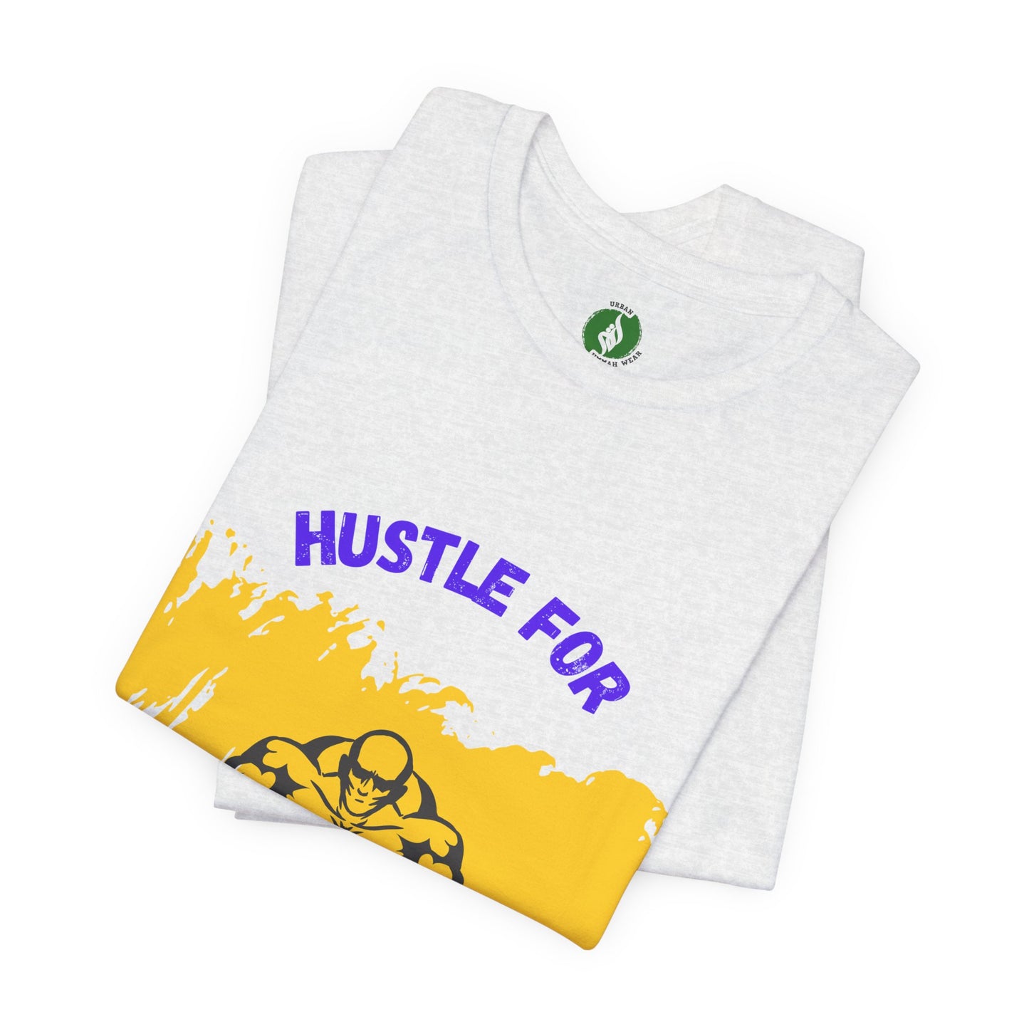 Motivational Fitness Tee - 'Hustle for That Muscle' Unisex Jersey Short Sleeve