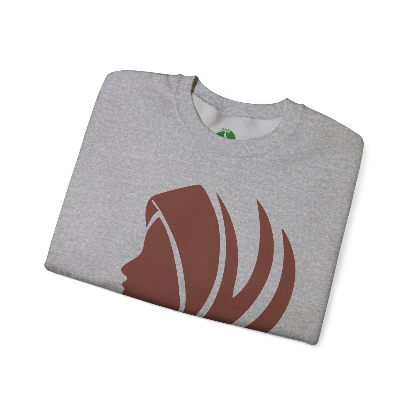 Hijabi and Unbothered Crewneck Sweatshirt - Stylish Unisex Heavy Blend for Everyday Comfort