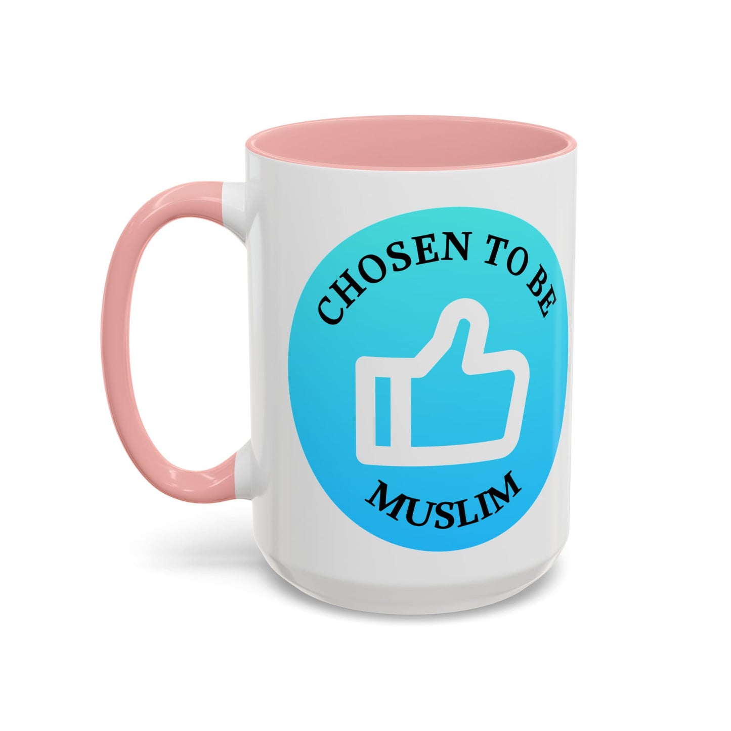 Inspirational Muslim Coffee Mug - 'Chosen to Be Muslim' - 11oz & 15oz Accent Cups Islamic Accessories Mug