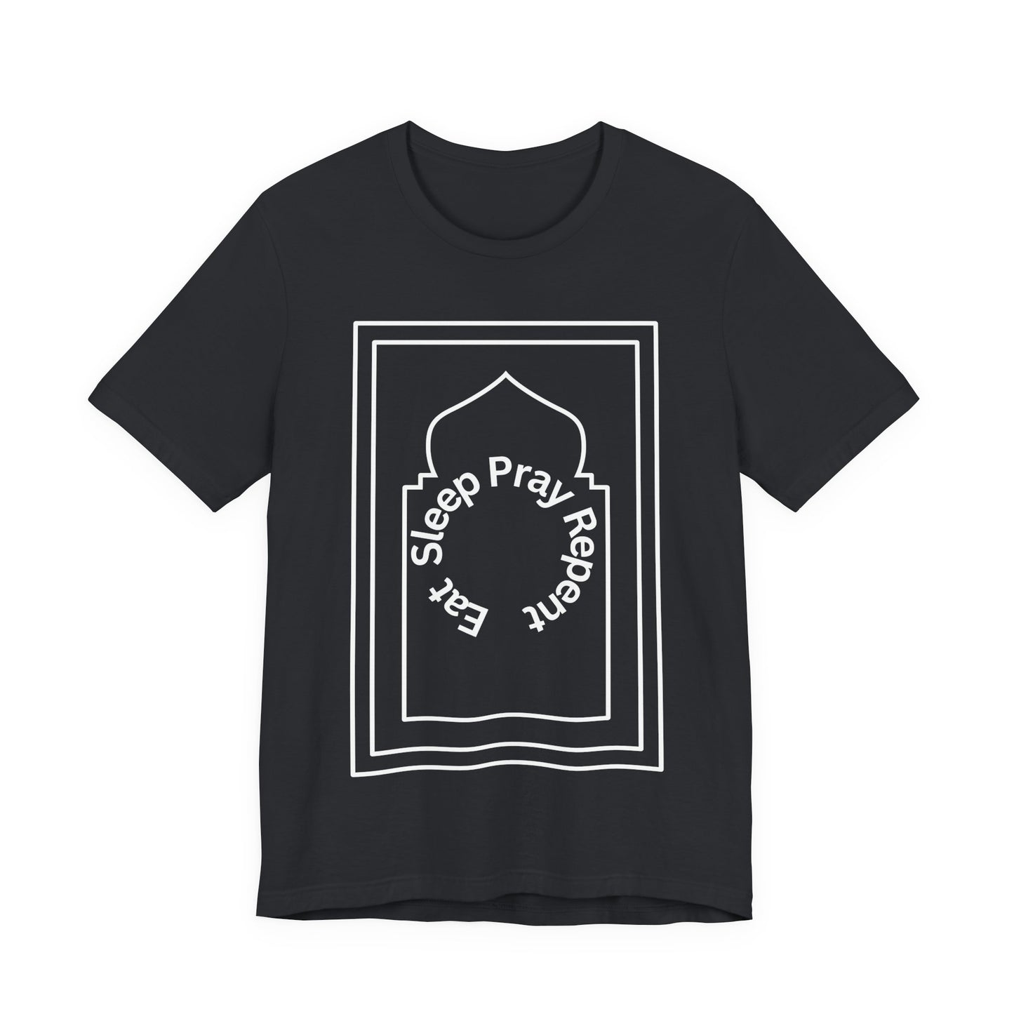 Inspirational Unisex Tee - 'Sleep Pray Repeat'