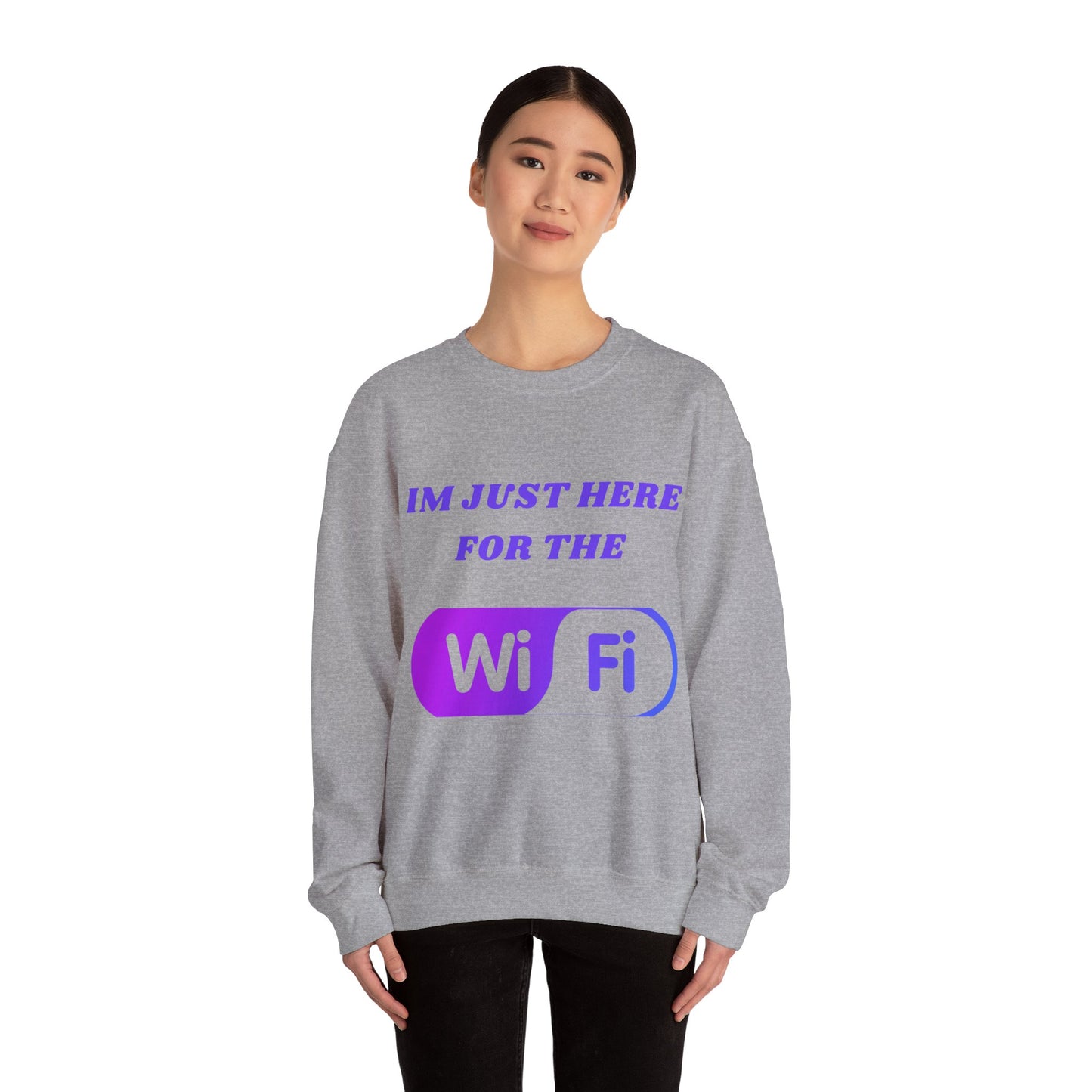 Funny WiFi Sweatshirt for Internet Lovers Humour Joke Clothing Sweat Shirt