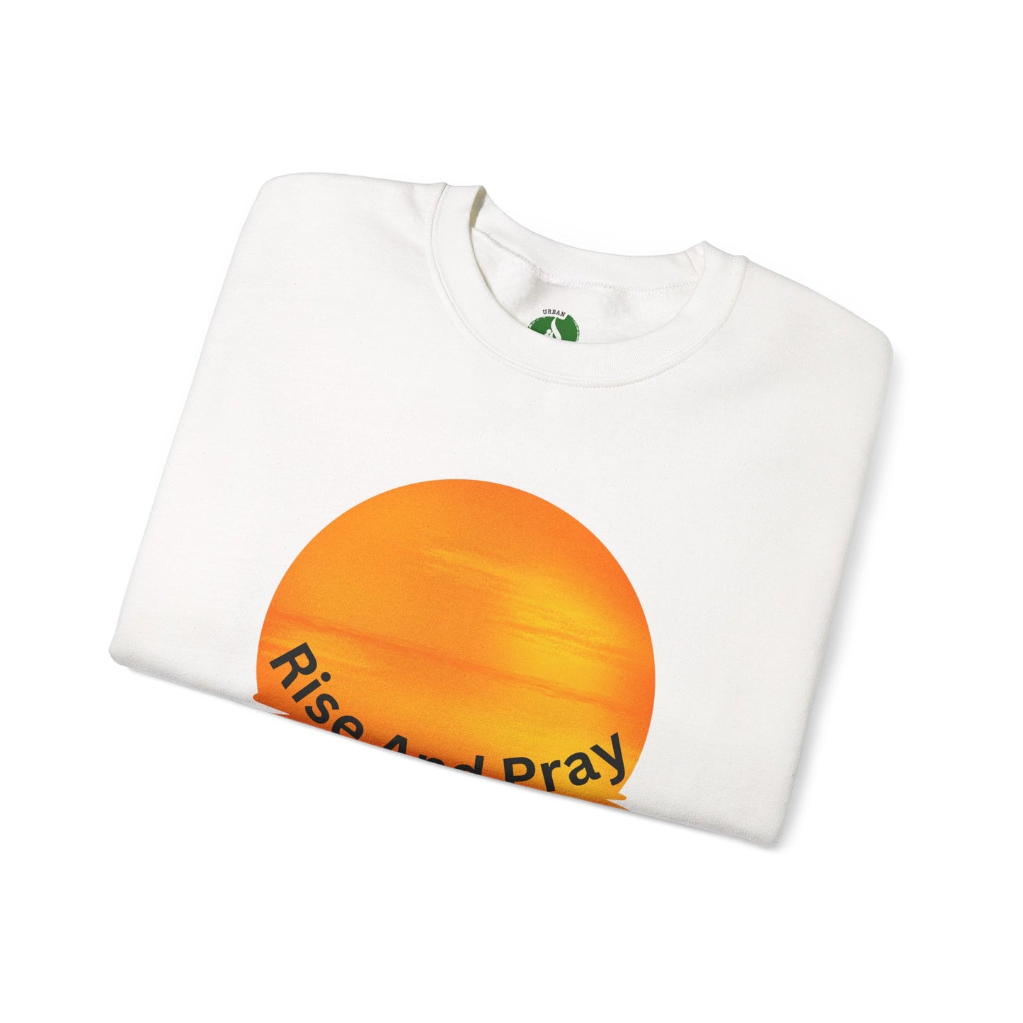 Rise And Pray Unisex Crewneck Sweatshirt - Cozy Spiritual Vibe