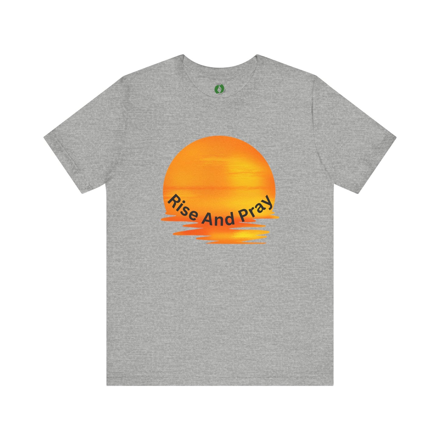 Sunrise 'Rise And Pray' Unisex Tee - Inspirational Short Sleeve Shirt Muslim Street Wear