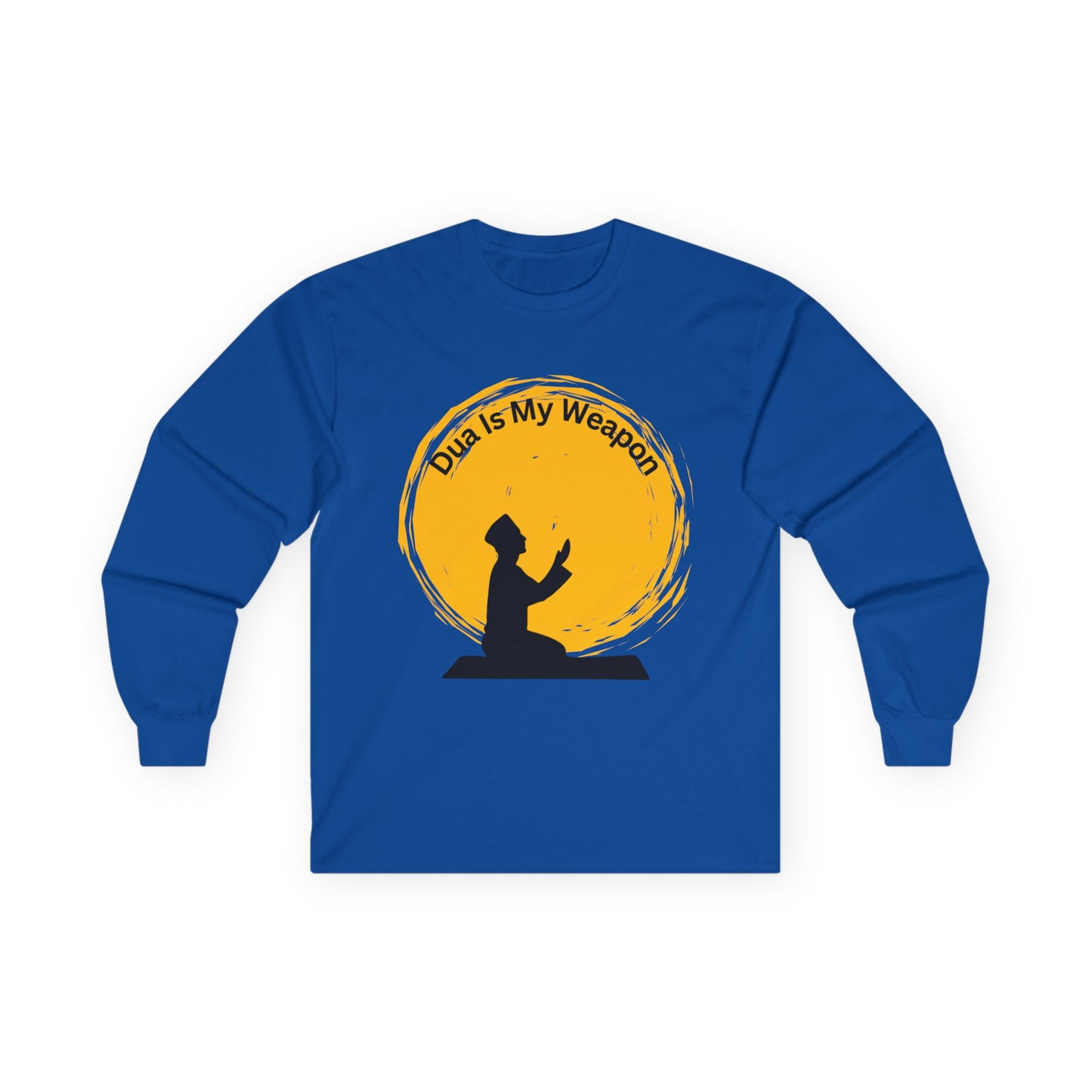 Inspiration Long Sleeve Tee - "Dua Is My Weapon" - Unisex Cotton Shirt Muslim Clothing