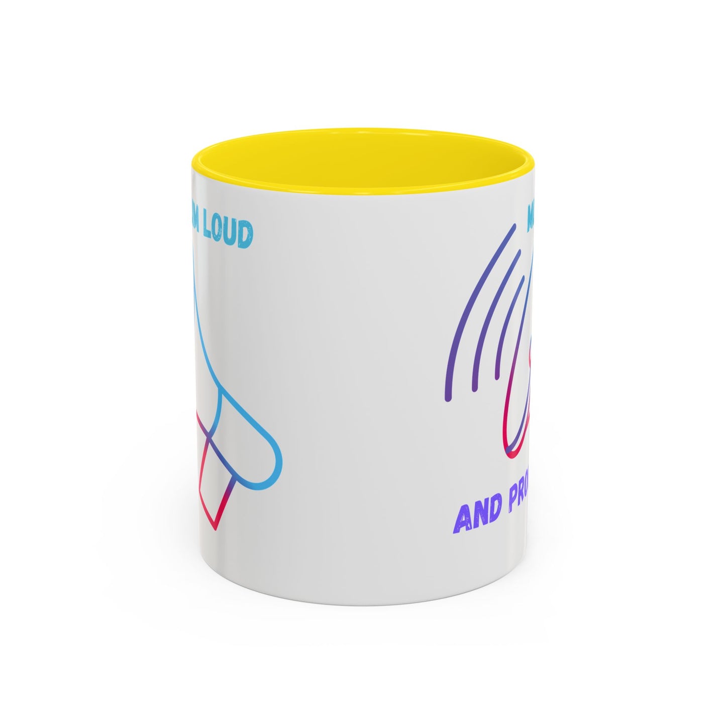 Muslim Loud and Proud Coffee Mug - Accent 11oz & 15oz Islamic Accessories Mug