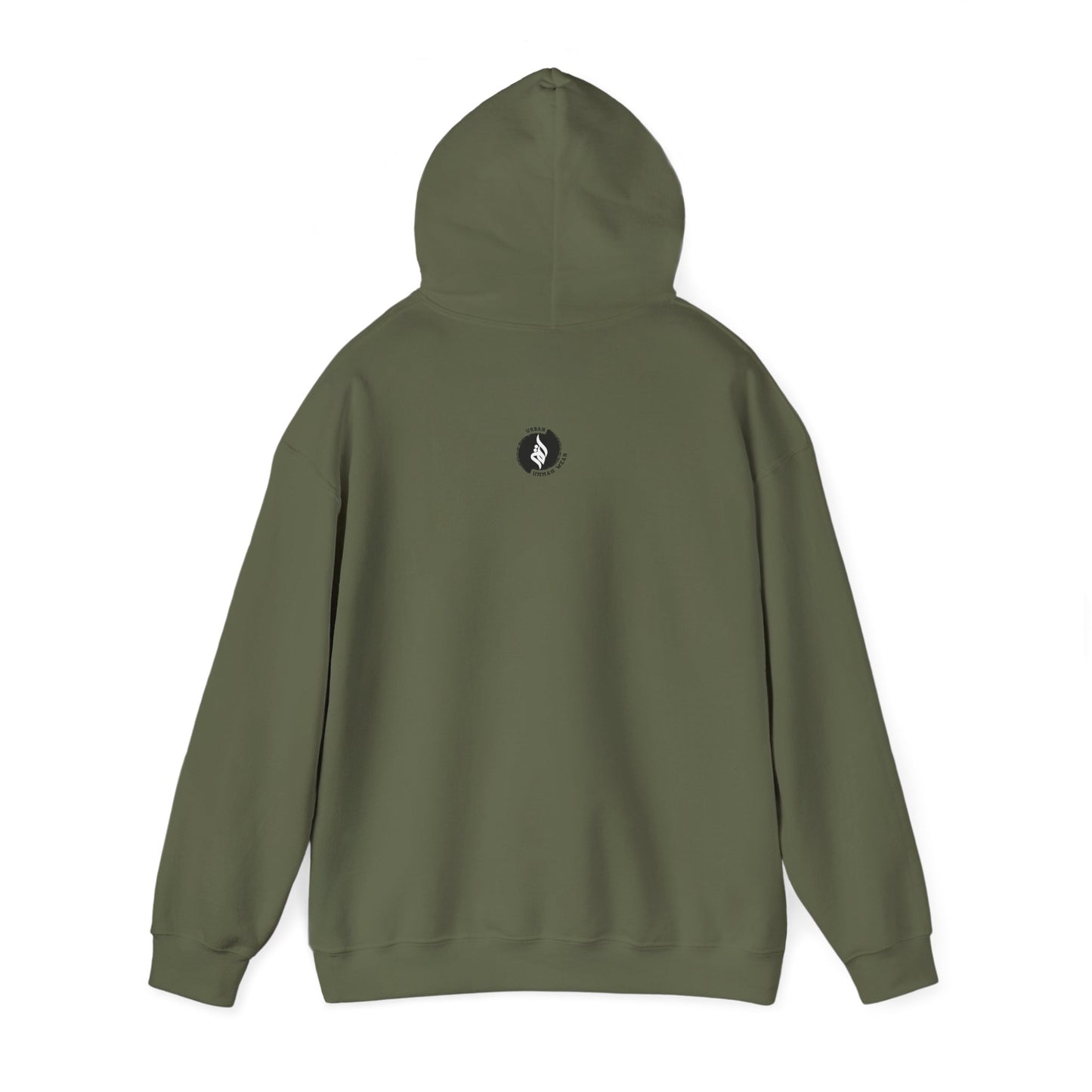 Chill Vibes Unisex Heavy Blend™ Hoodie - "Happiness is Followed by Peace" Design