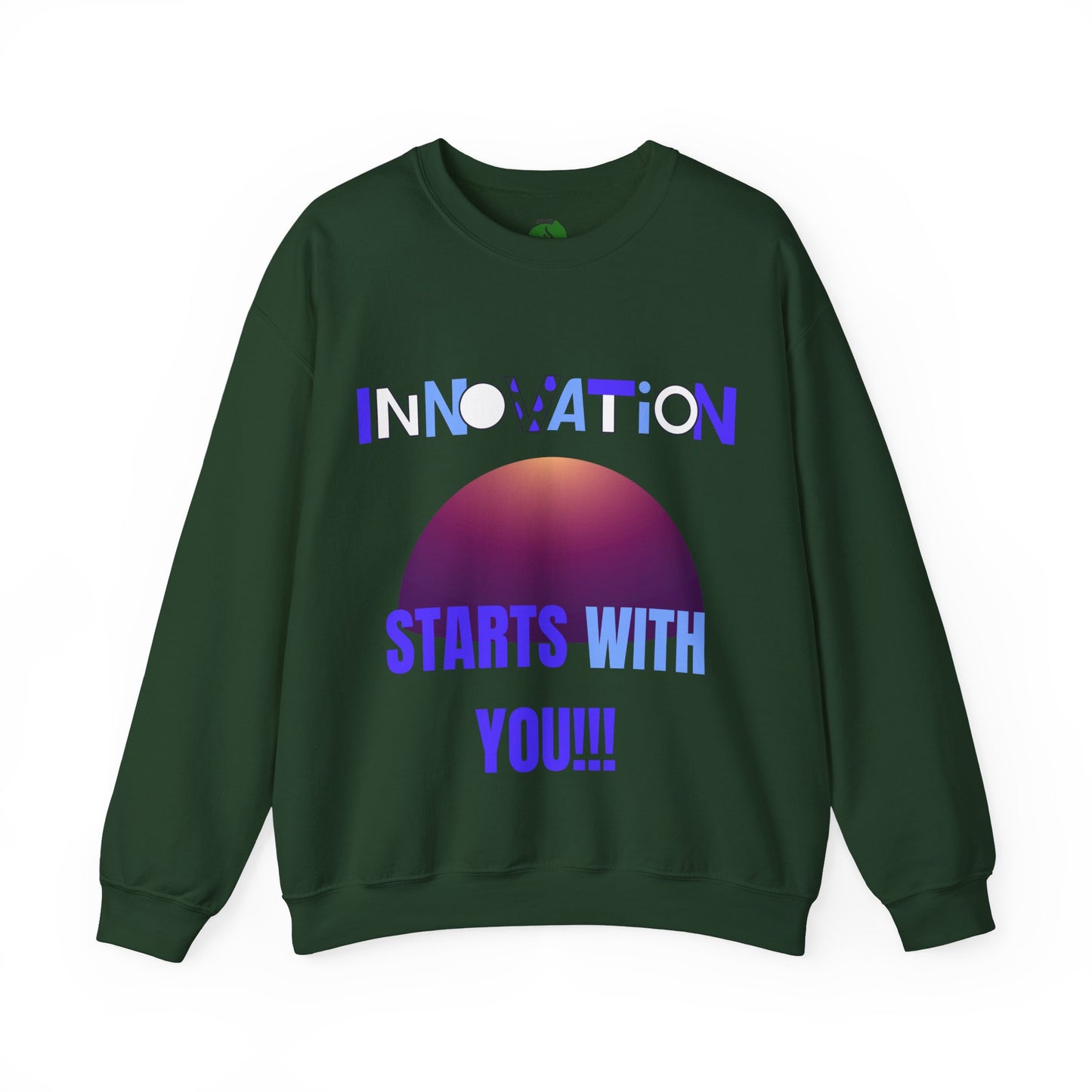 Innovation Starts With You Unisex Crewneck Sweatshirt Gym Clothing Sweat Shirt