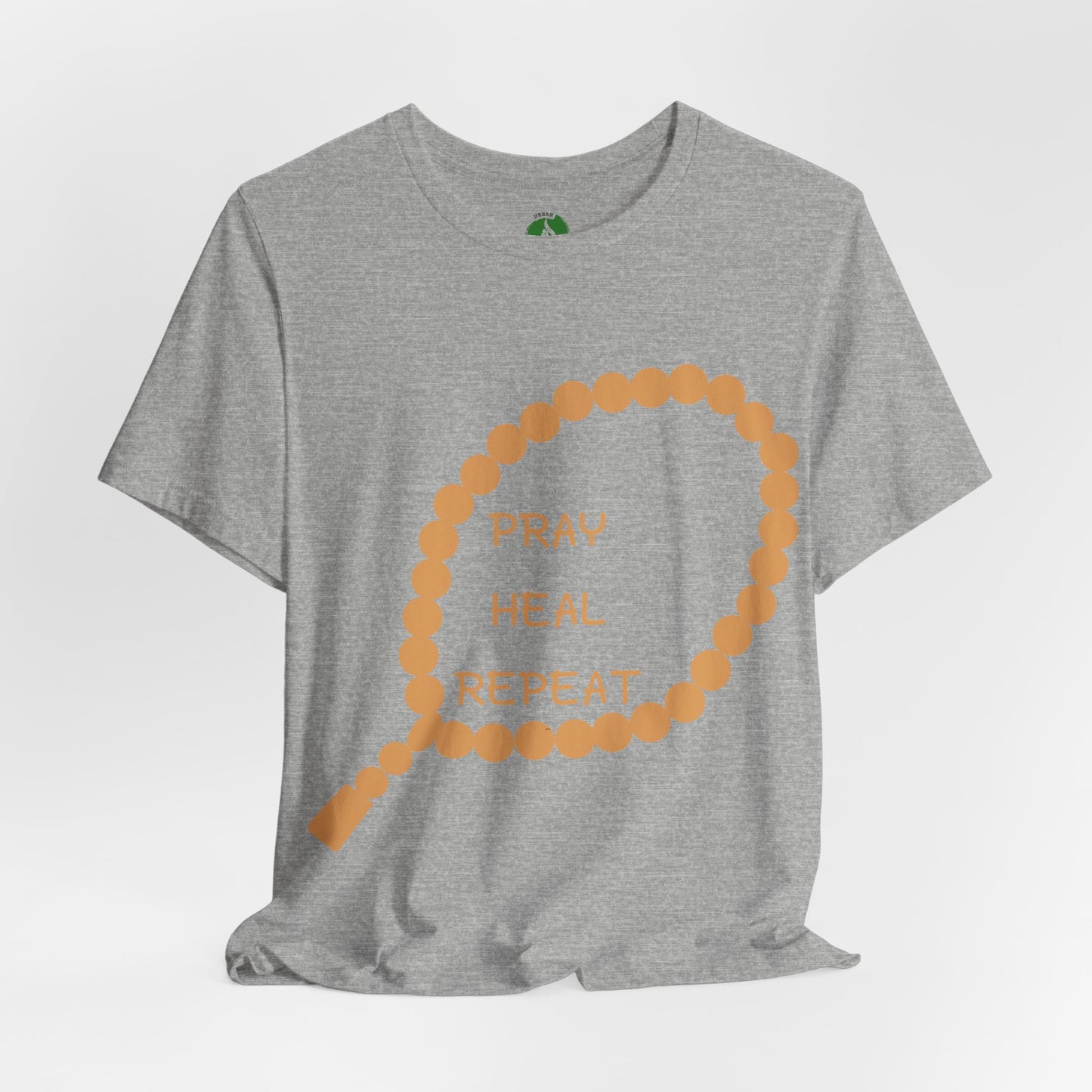 Pray Heal Repeat Unisex Jersey Tee - Inspirational Spiritual Shirt