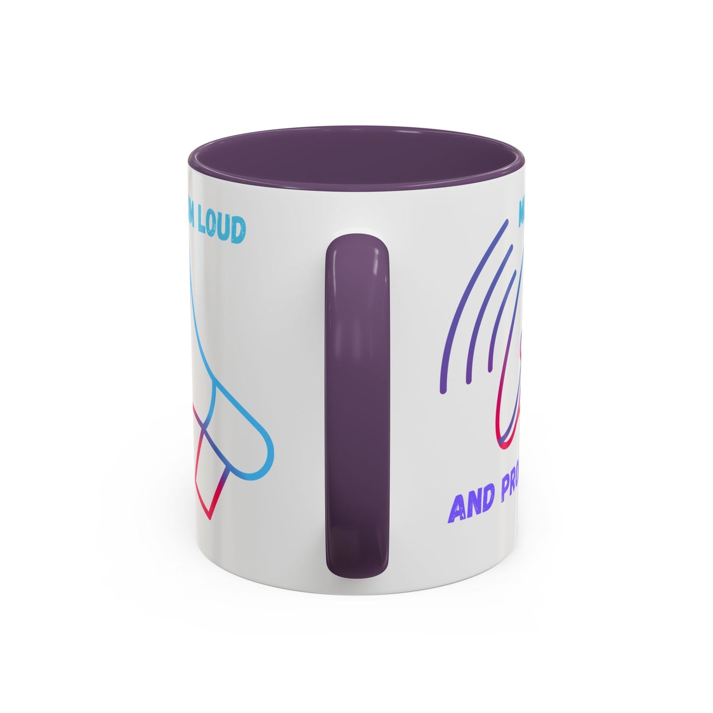 Muslim Loud and Proud Coffee Mug - Accent 11oz & 15oz Islamic Accessories Mug