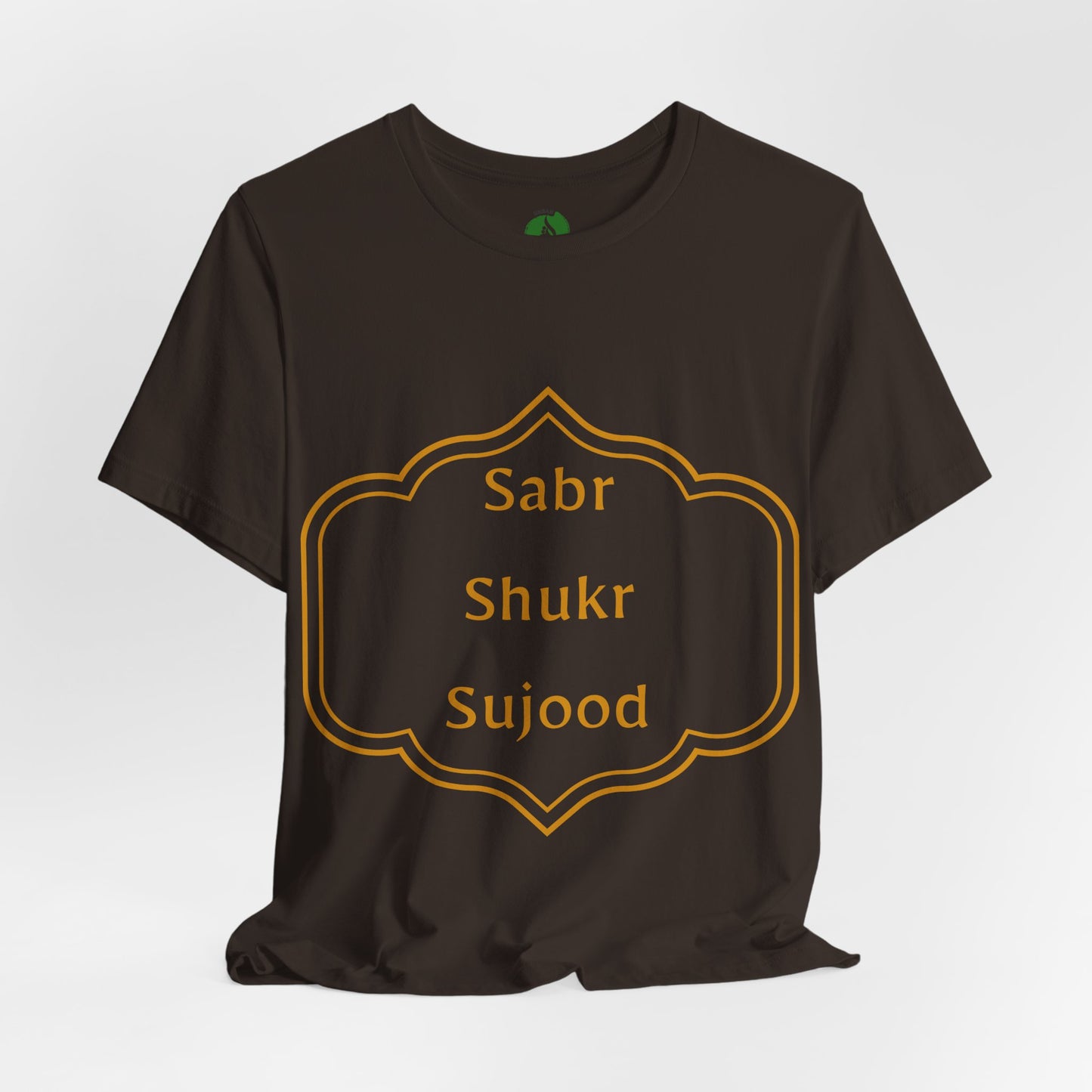 Inspirational Muslim Tee - Sabr Shukr Sujood