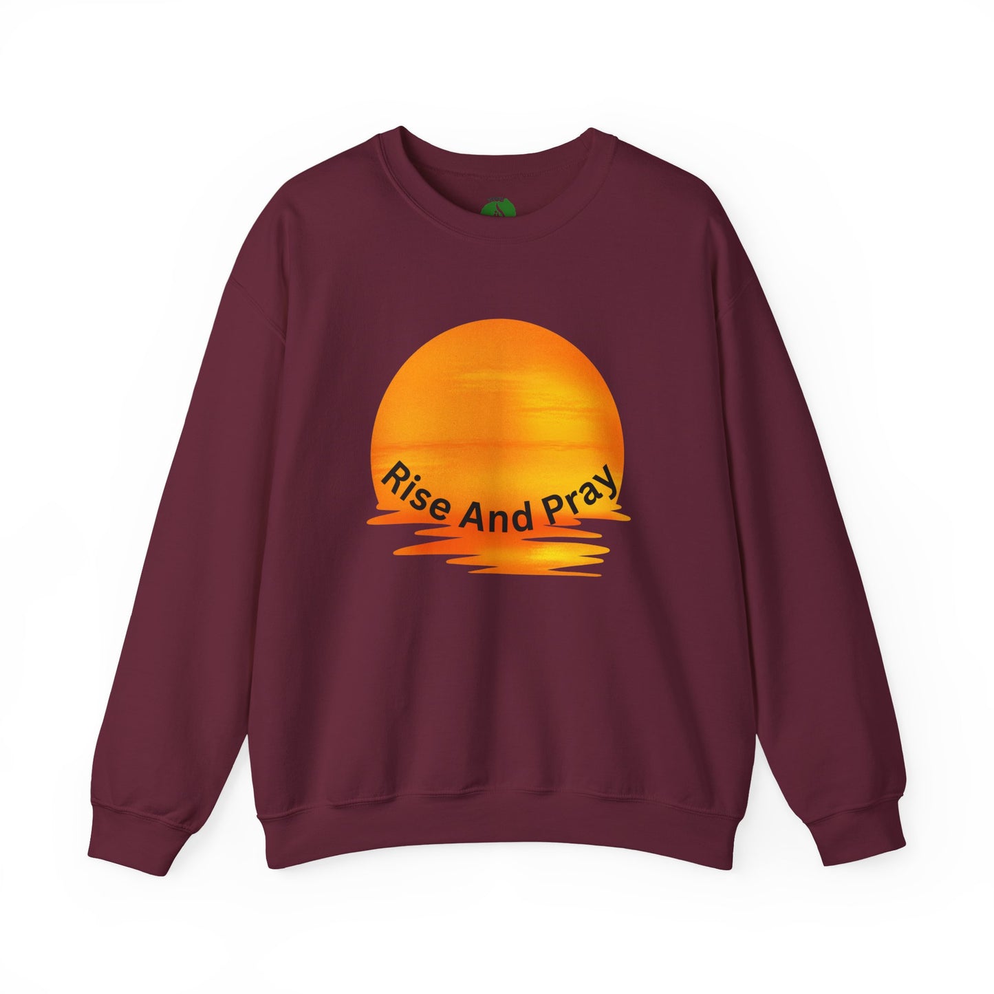 Rise And Pray Unisex Crewneck Sweatshirt - Cozy Spiritual Vibe