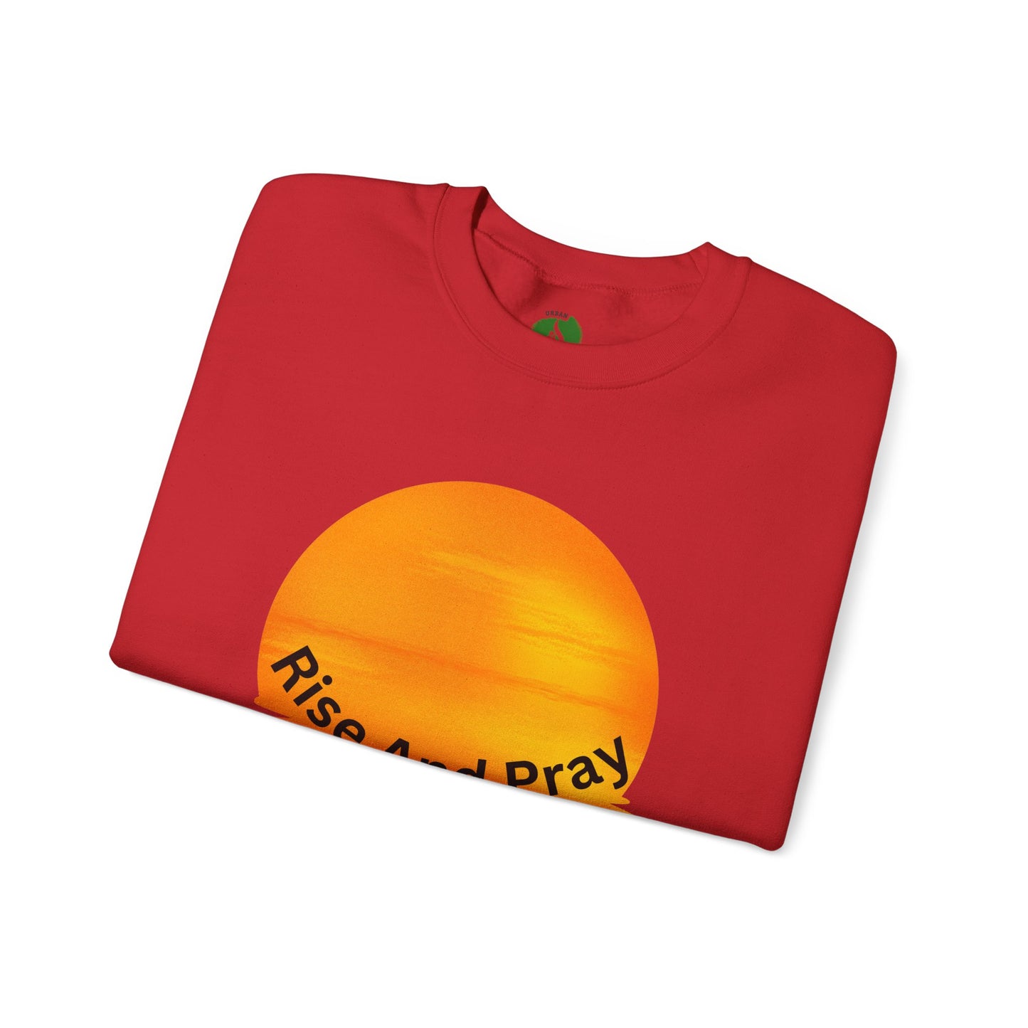 Rise And Pray Unisex Crewneck Sweatshirt - Cozy Spiritual Vibe