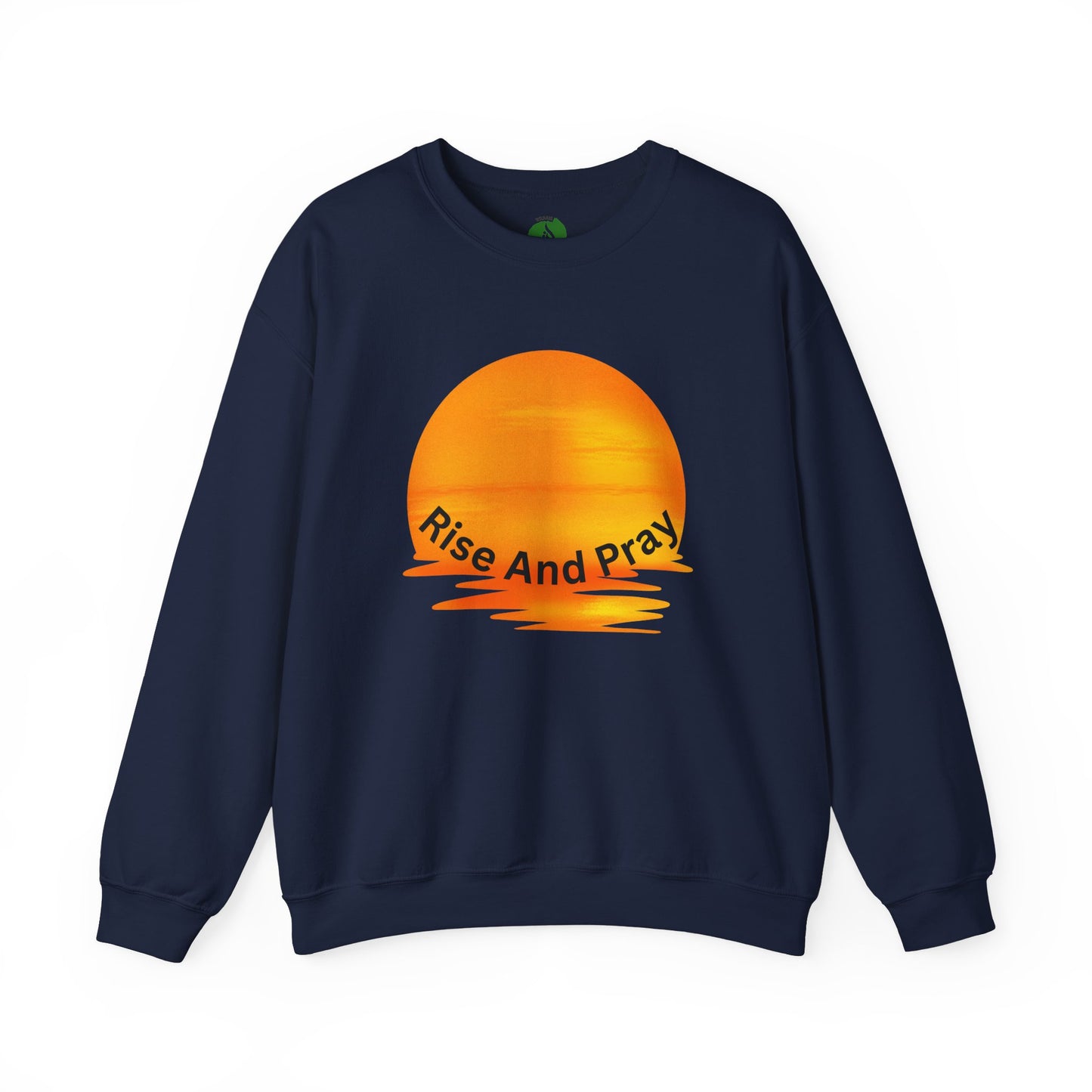 Rise And Pray Unisex Crewneck Sweatshirt - Cozy Spiritual Vibe Muslim Street Wear