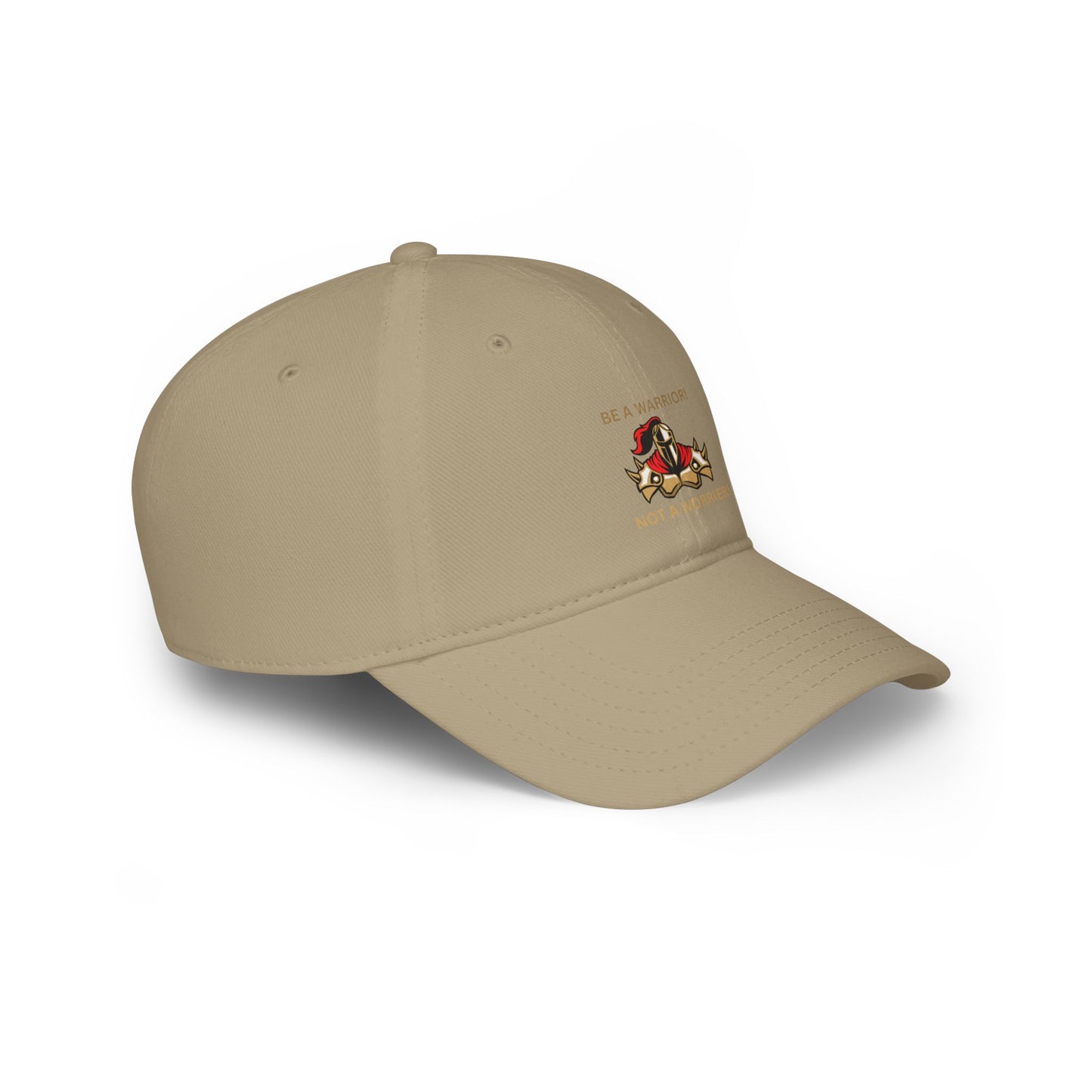 Inspirational Warrior Baseball Cap - Be a Warrior, Not a Worrier Humour Joke Cap