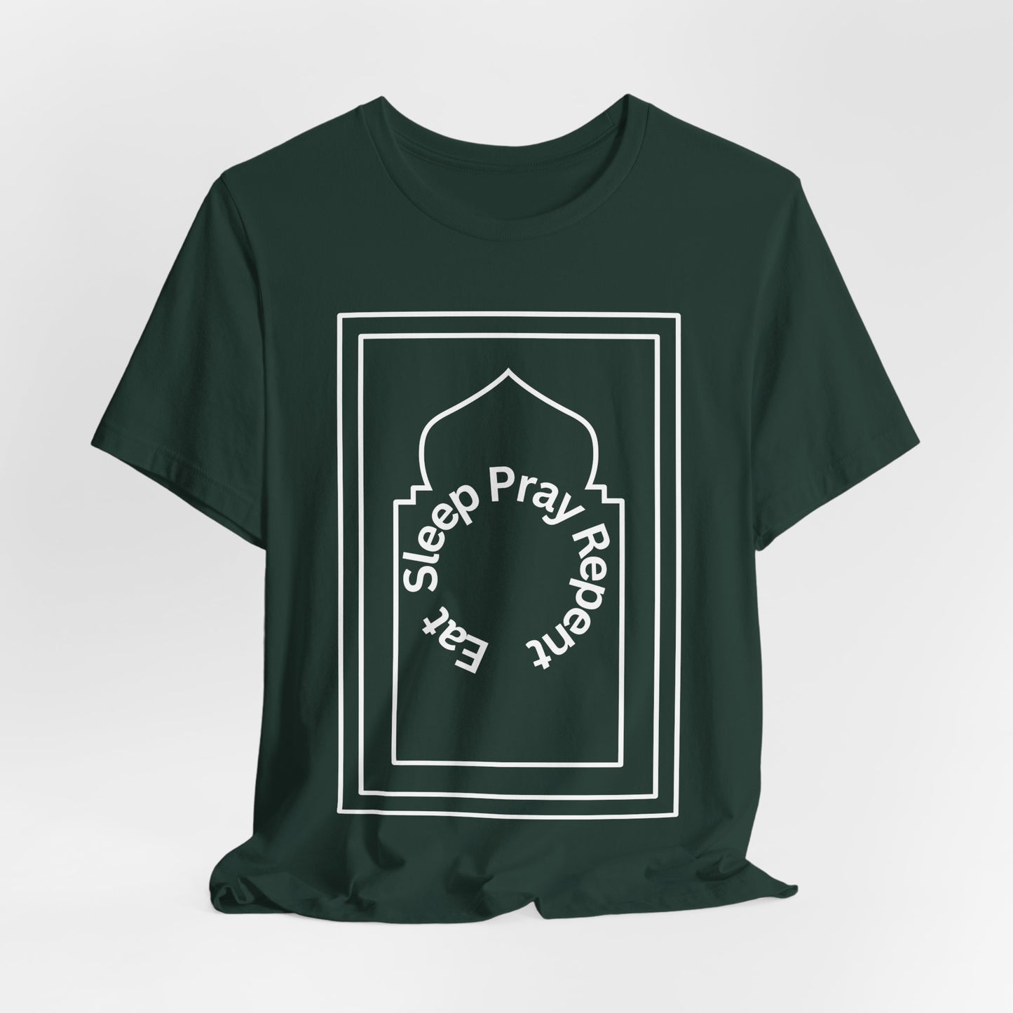 Inspirational Unisex Tee - 'Sleep Pray Repeat'