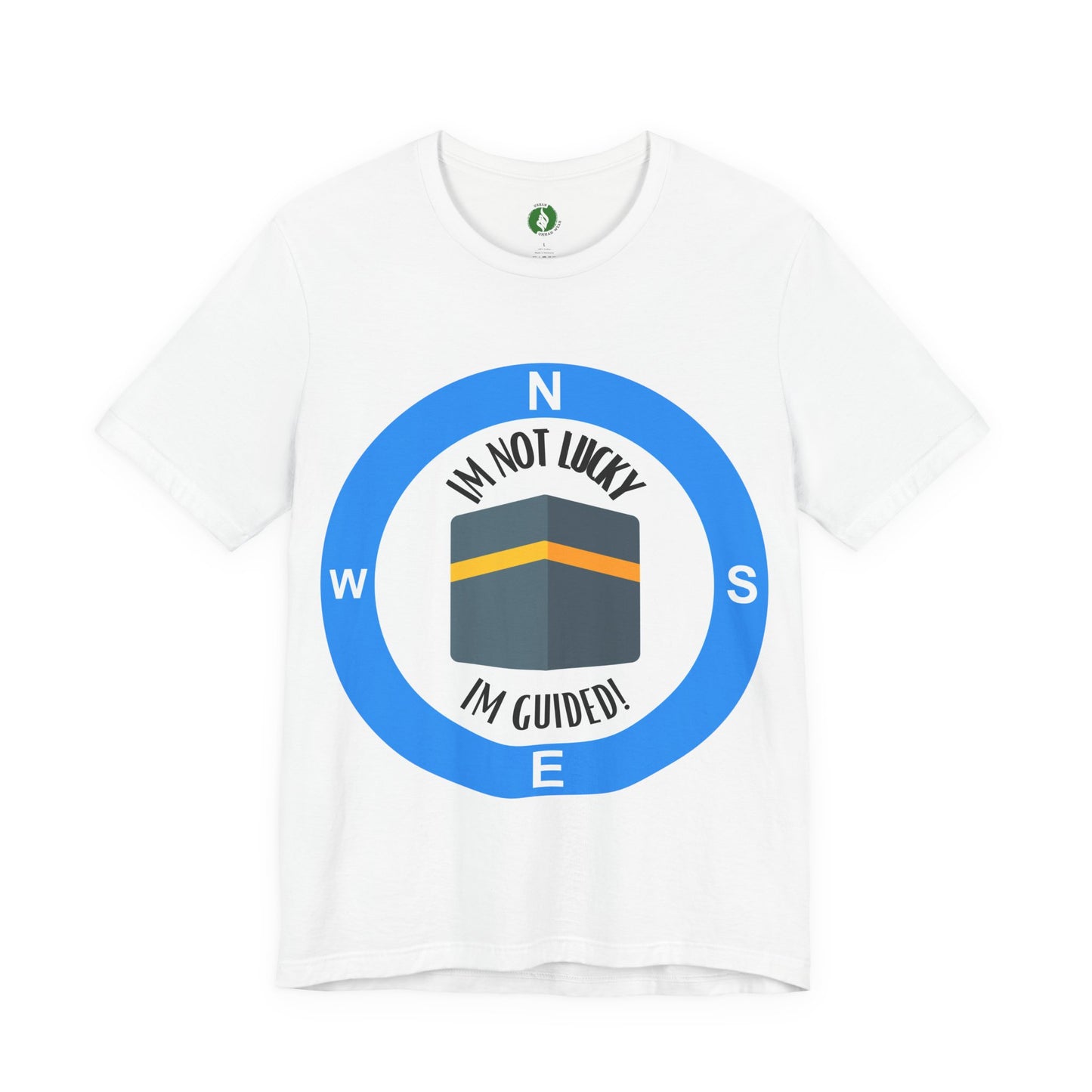 Guided Journey Unisex Jersey Tee - Inspirational Compass Design