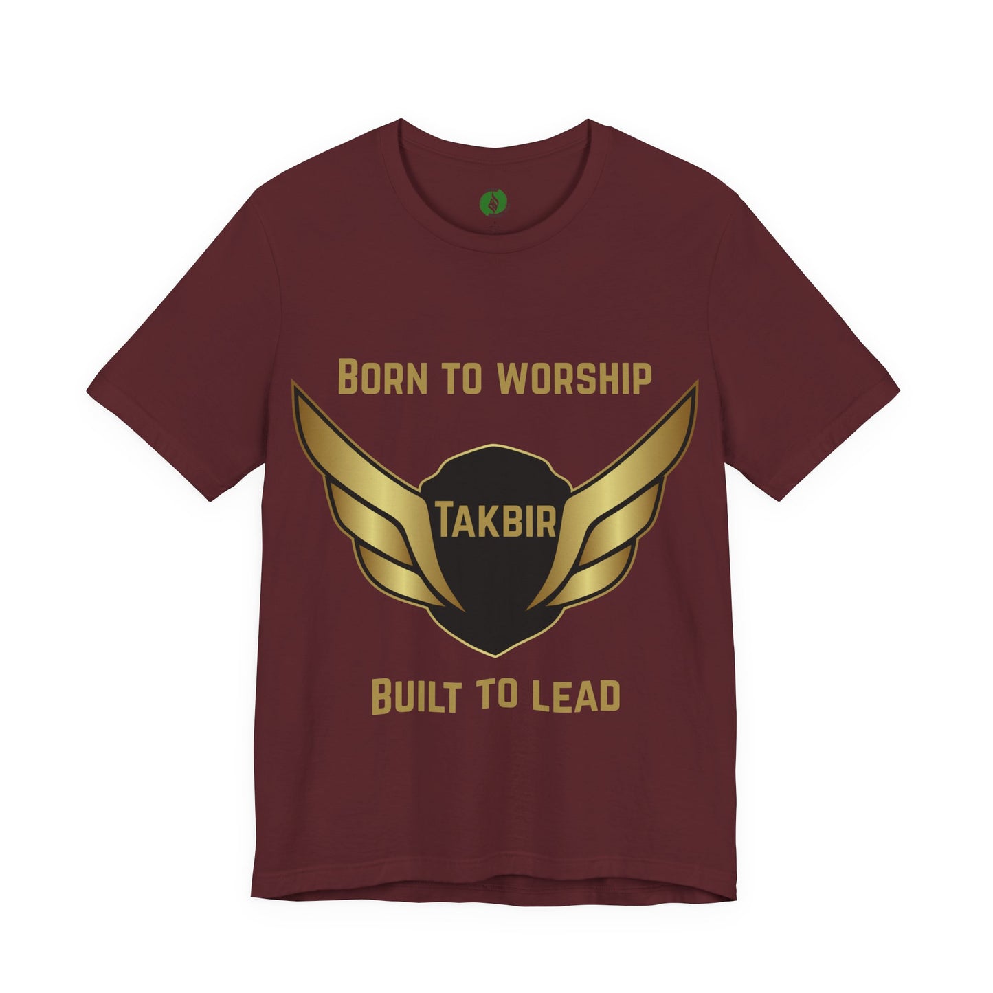 Inspirational Unisex Short Sleeve Tee - 'Born to Worship'