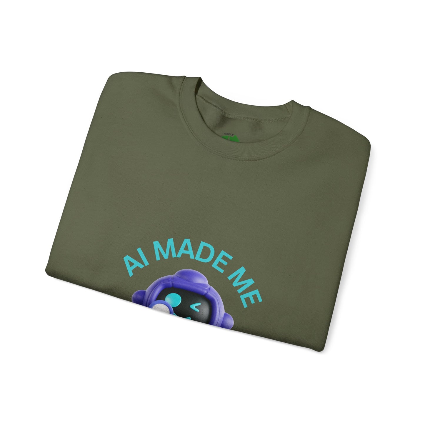 Funny AI Quote Sweatshirt — Humorous Tech Crewneck