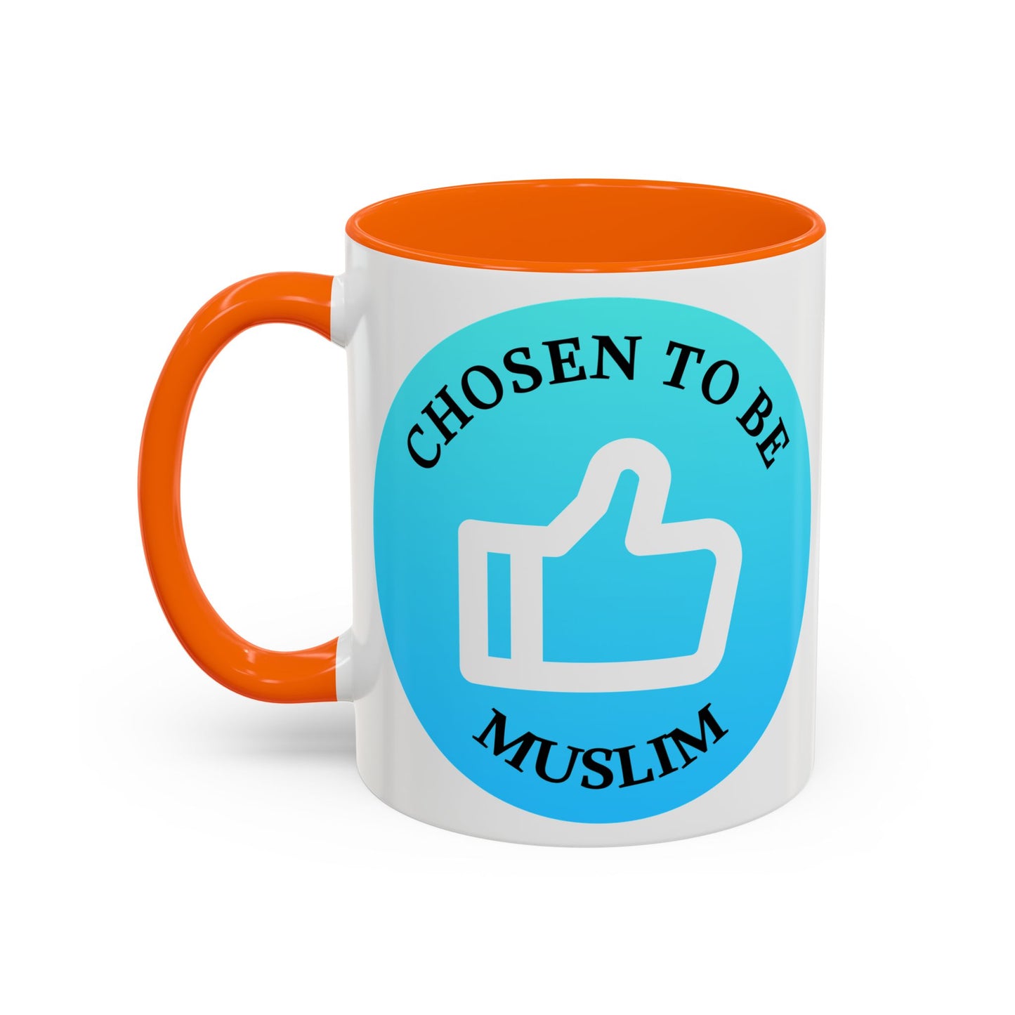 Inspirational Muslim Coffee Mug - 'Chosen to Be Muslim' - 11oz & 15oz Accent Cups Islamic Accessories Mug