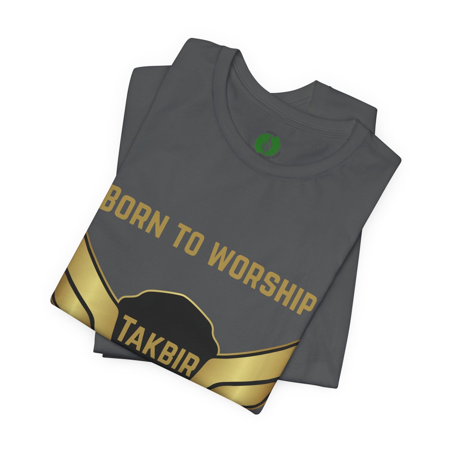 Inspirational Unisex Short Sleeve Tee - 'Born to Worship'