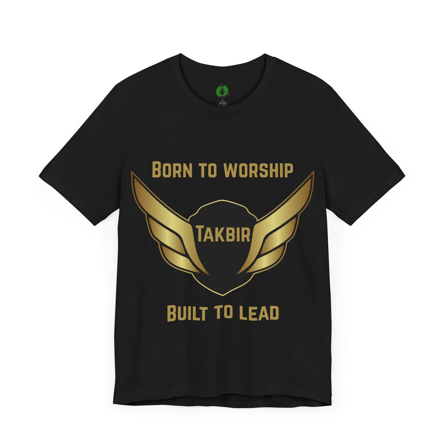 Inspirational Unisex Short Sleeve Tee - 'Born to Worship' Muslim Streetwear Fashion T Shirt