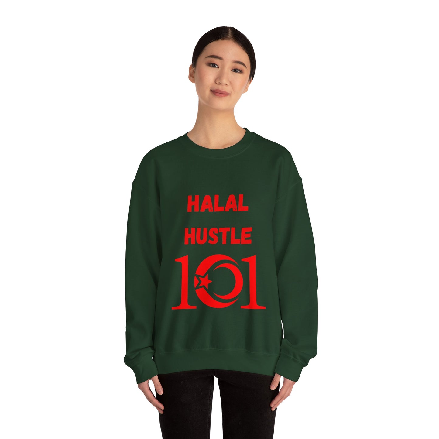 Halal Hustle 101 Unisex Crewneck Sweatshirt