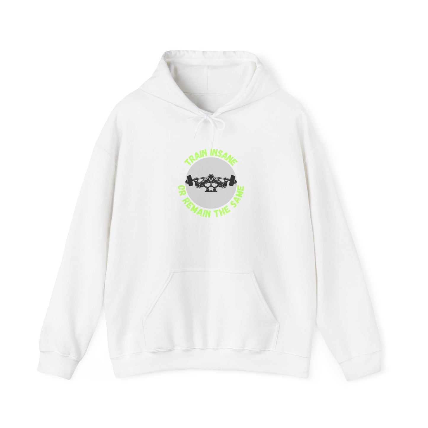 Train Insane Unisex Heavy Blend™ Hoodie - Motivational Gym Sweatshirt