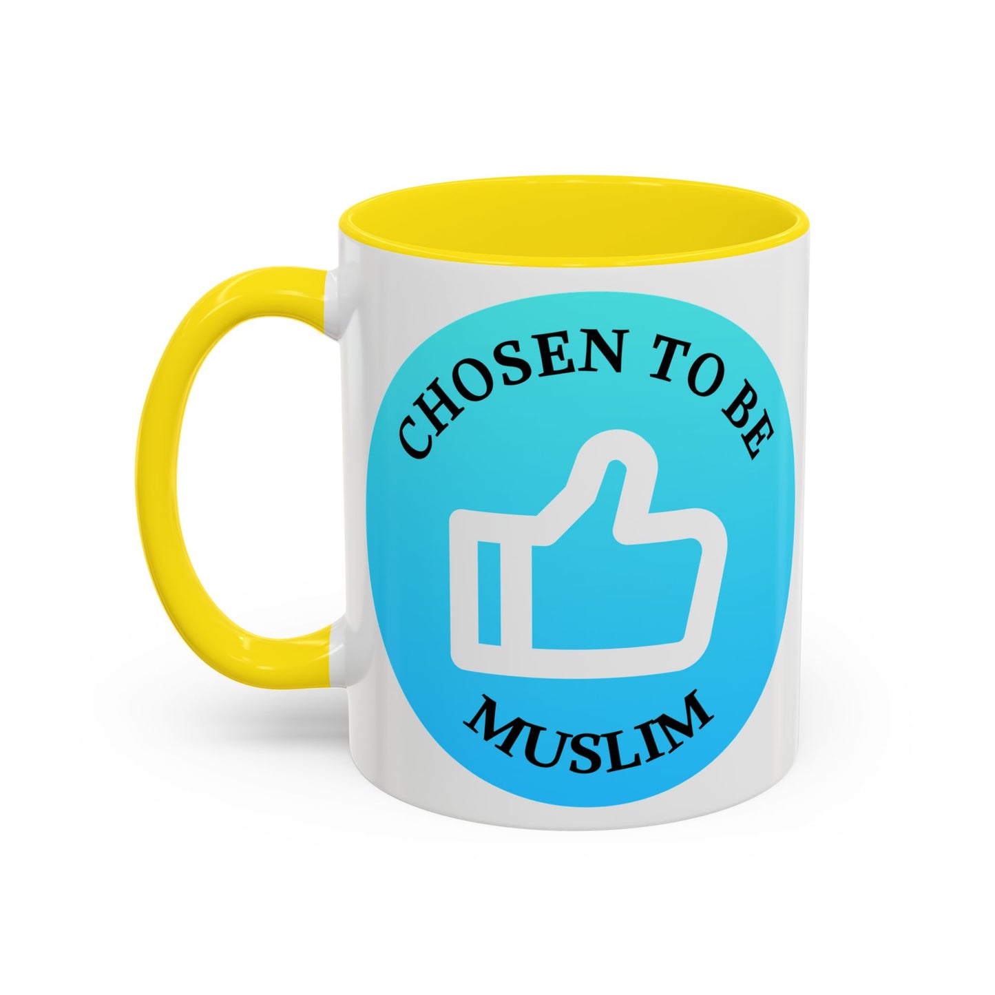 Inspirational Muslim Coffee Mug - 'Chosen to Be Muslim' - 11oz & 15oz Accent Cups Islamic Accessories Mug