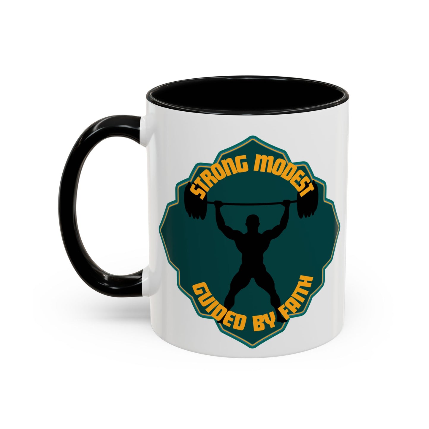 Strong & Modest Coffee Mug - 11oz & 15oz | Motivational Gift for Fitness Enthusiasts Islamic Accessories