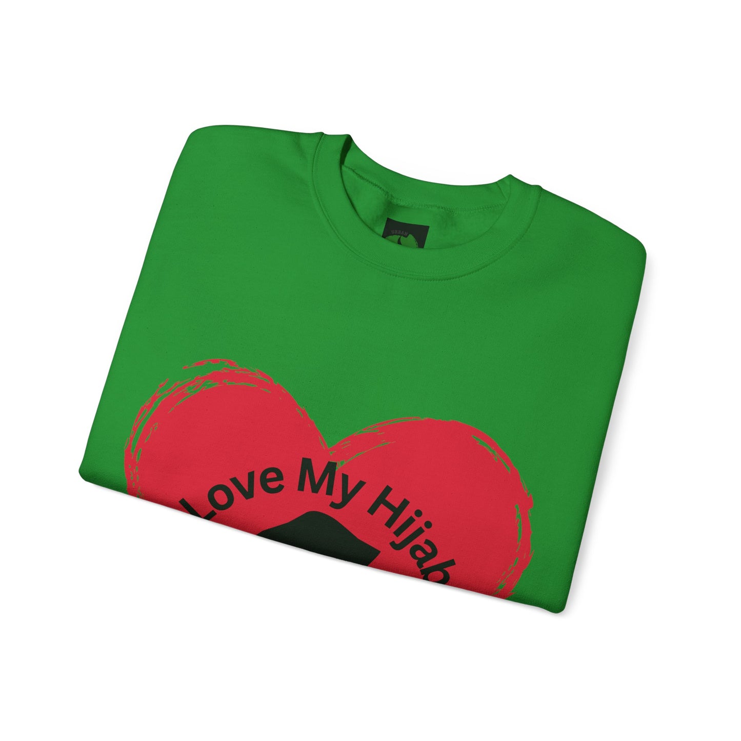 Love My Hijab Heavy Blend Sweatshirt - Unisex Crewneck for Comfort and Style Muslim Women Clothing