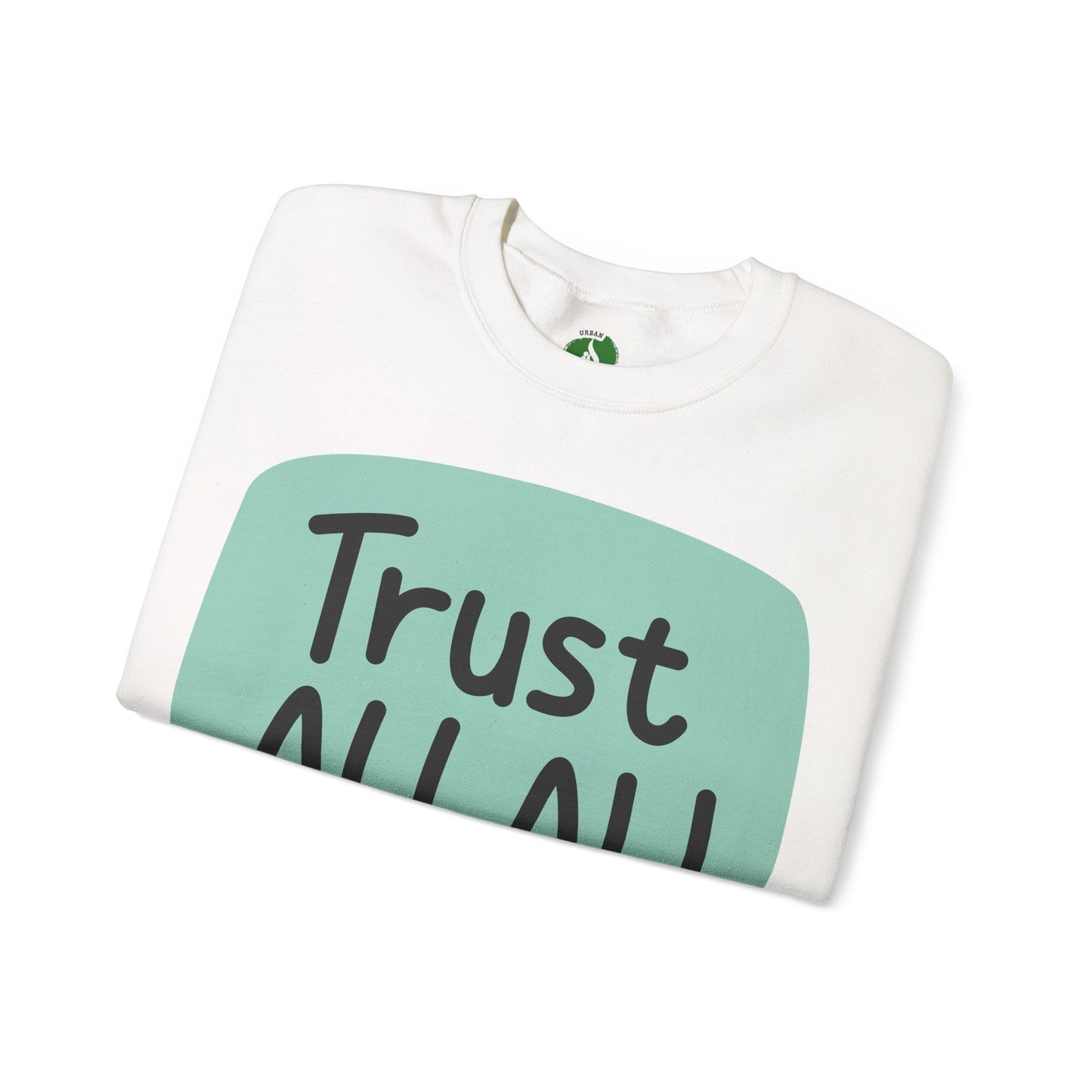 Trust Allah Crewneck Sweatshirt - Unisex Heavy Blend™ Islamic Fashion Sweat Shirt