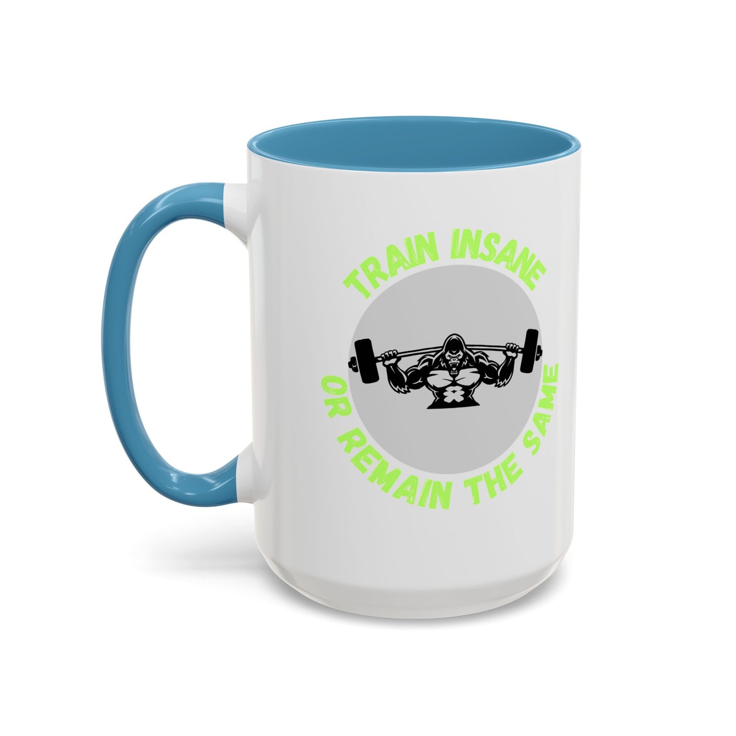 Motivational Fitness Coffee Mug - "Train Insane or Remain the Same" - Perfect Gift for Gym Enthusiasts Humour Joke Gym Mug