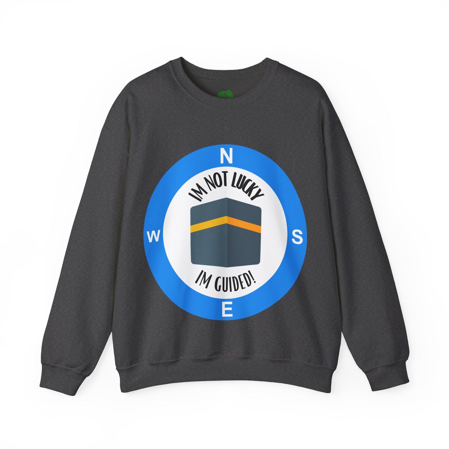 I'm Not Lucky, I'm Guided! Unisex Crewneck Sweatshirt Halal Fashion Sweat Shirt