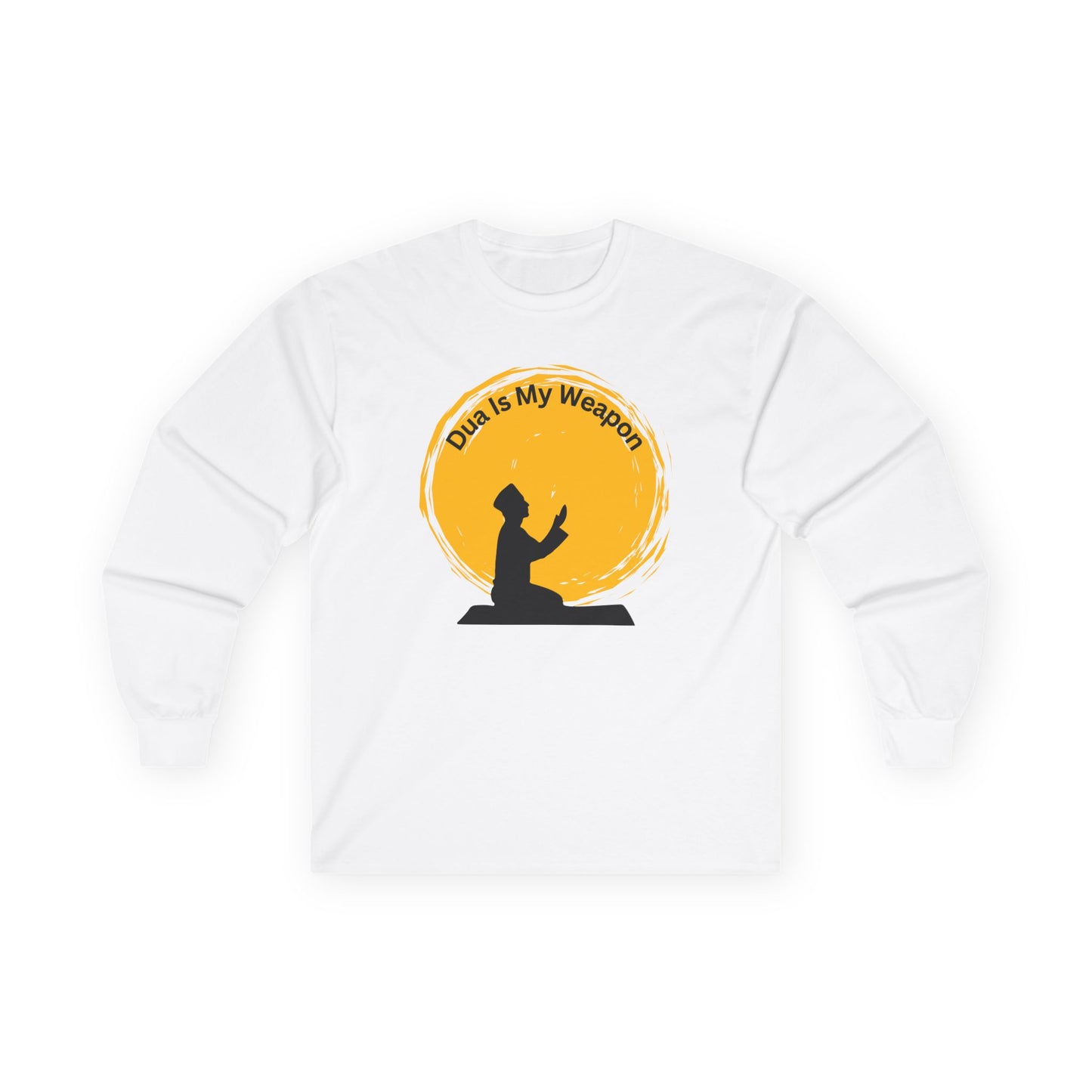Inspiration Long Sleeve Tee - "Dua Is My Weapon" - Unisex Cotton Shirt