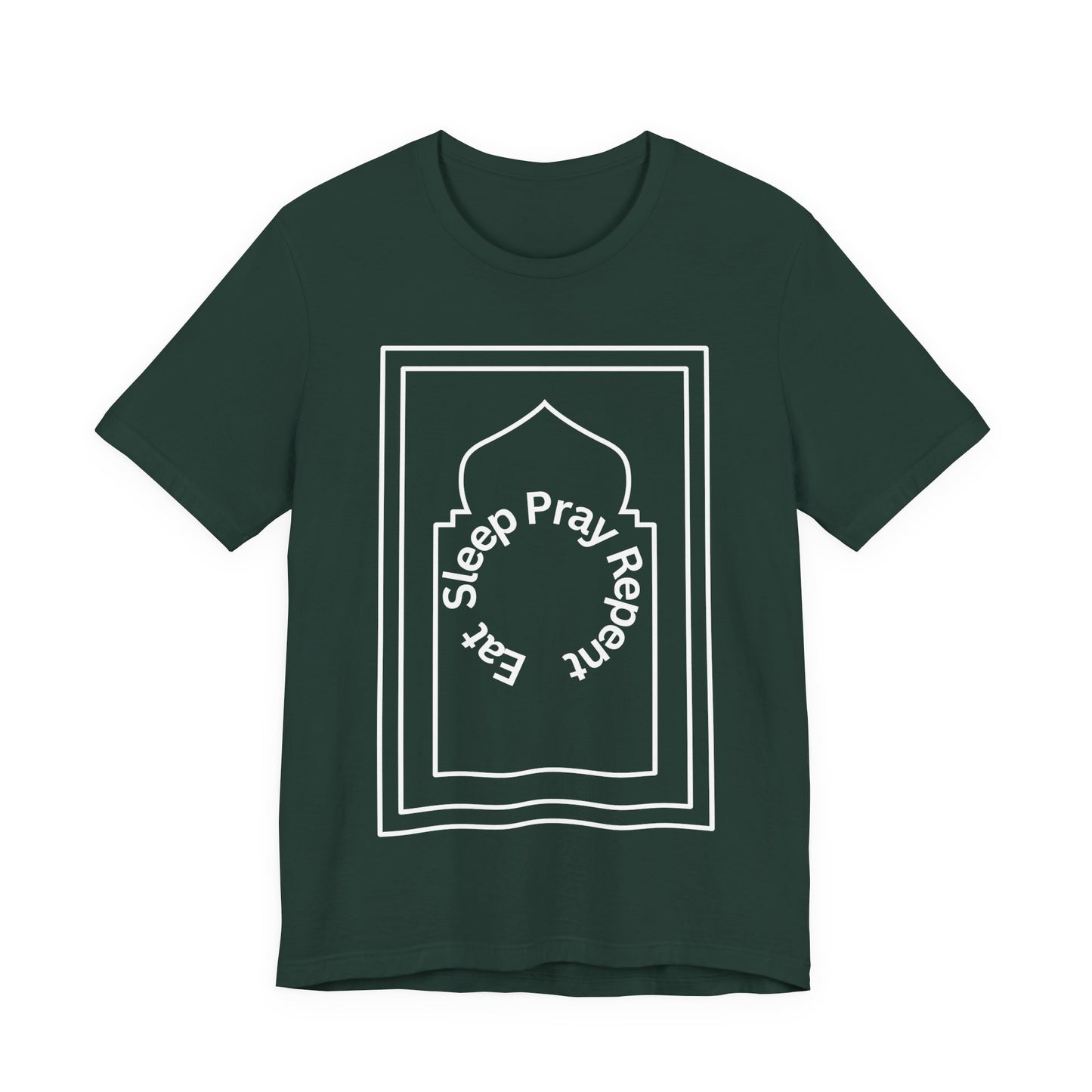 Inspirational Unisex Tee - 'Sleep Pray Repeat'