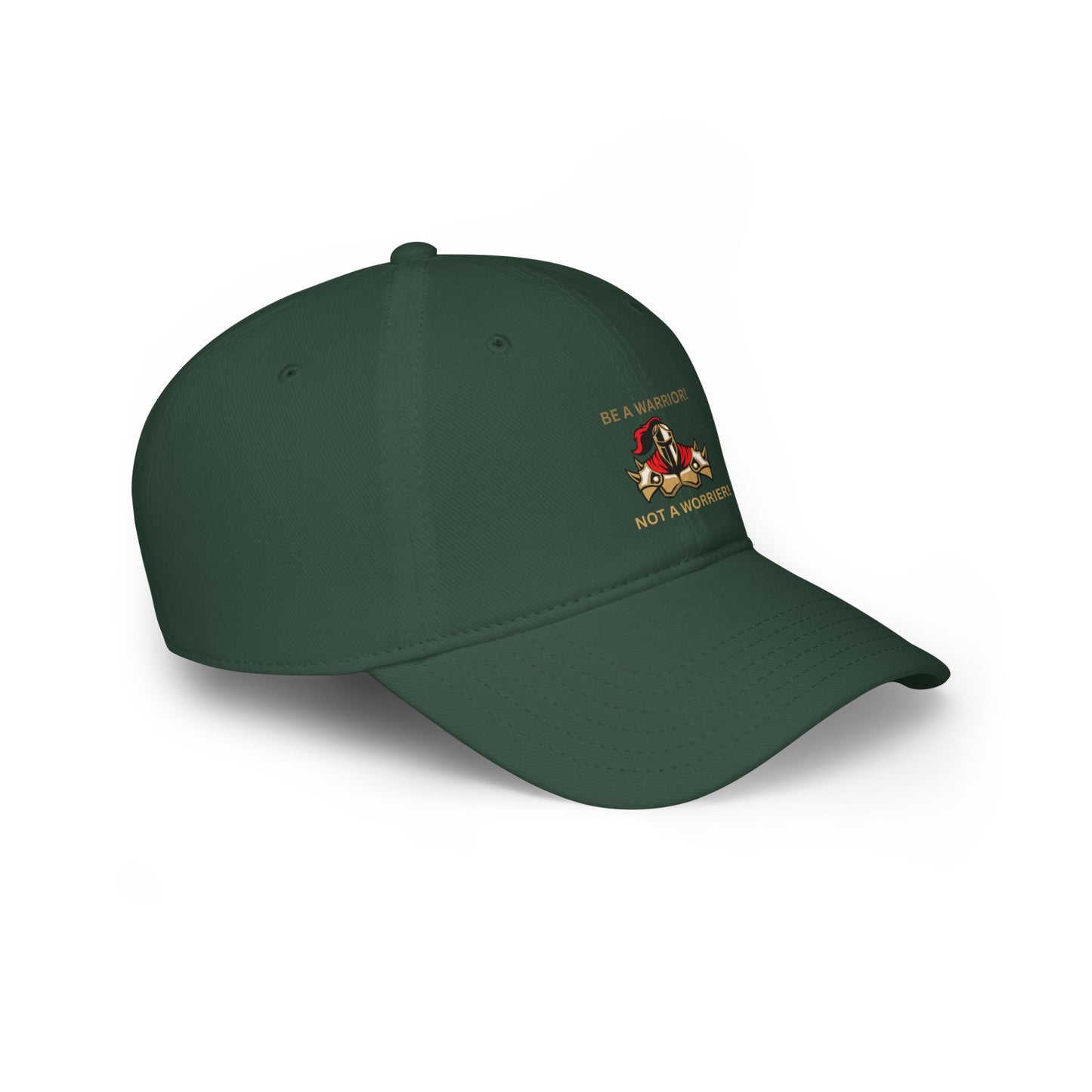 Inspirational Warrior Baseball Cap - Be a Warrior, Not a Worrier Humour Joke Cap