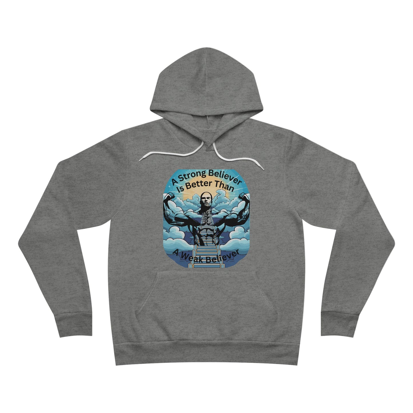 Inspirational Believer Hoodie - Unisex Sponge Fleece Pullover with Empowering Design Muslim Clothing