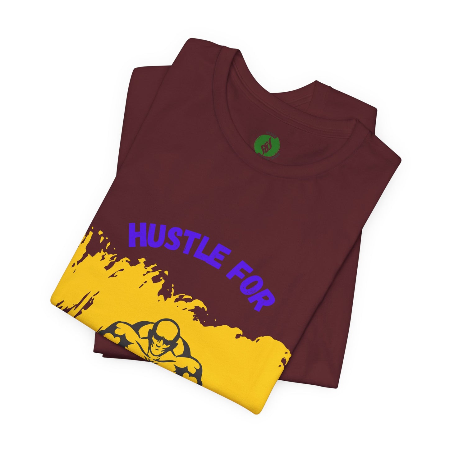 Motivational Fitness Tee - 'Hustle for That Muscle' Unisex Jersey Short Sleeve