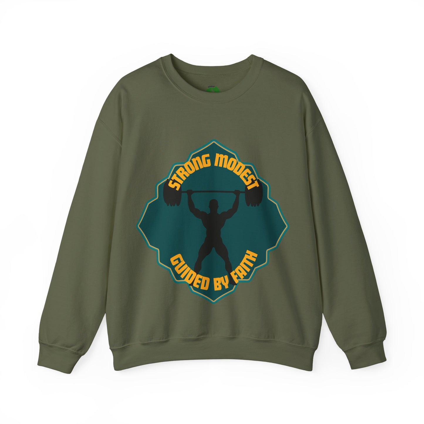 Muslim Streetwear Crewneck Sweatshirt — Urban Islamic Graphic Sweatshirt