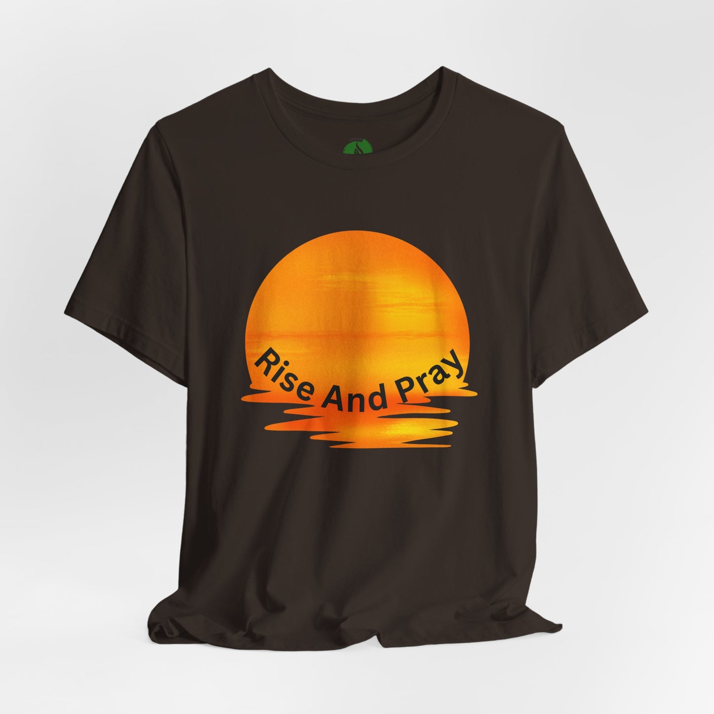 Sunrise 'Rise And Pray' Unisex Tee - Inspirational Short Sleeve Shirt
