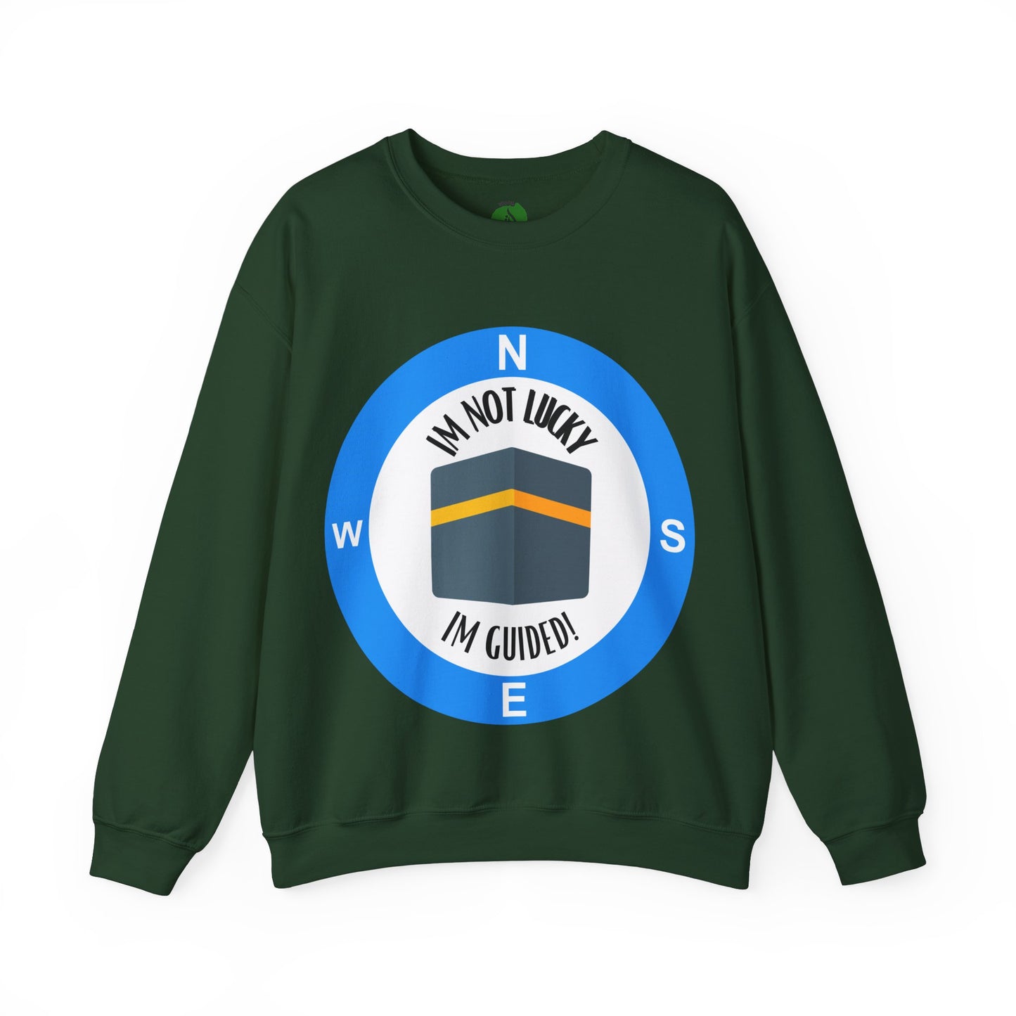 I'm Not Lucky, I'm Guided! Unisex Crewneck Sweatshirt Halal Fashion Sweat Shirt