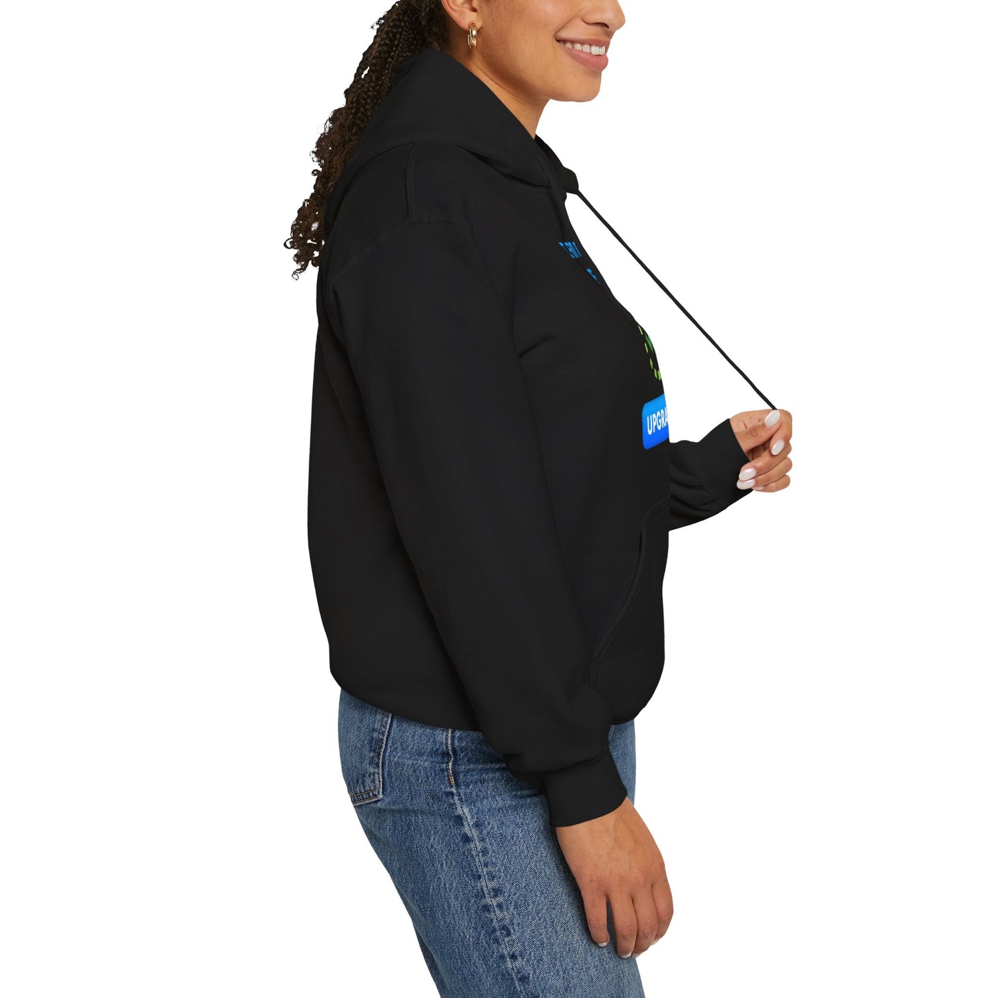 Unisex Hoodie - "I AM MY BEST" Upgrade Motivational Sweatshirt Humorous Funny Hoodie