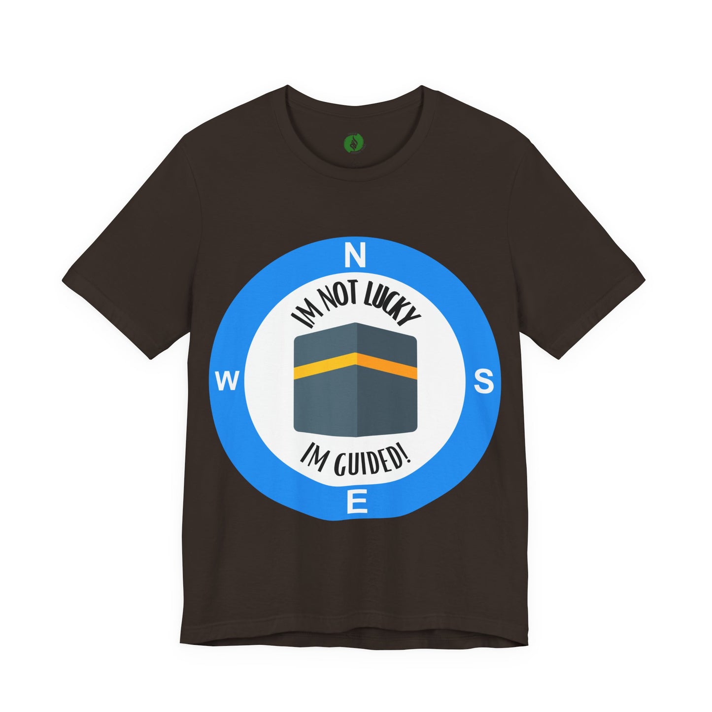 Guided Journey Unisex Jersey Tee - Inspirational Compass Design